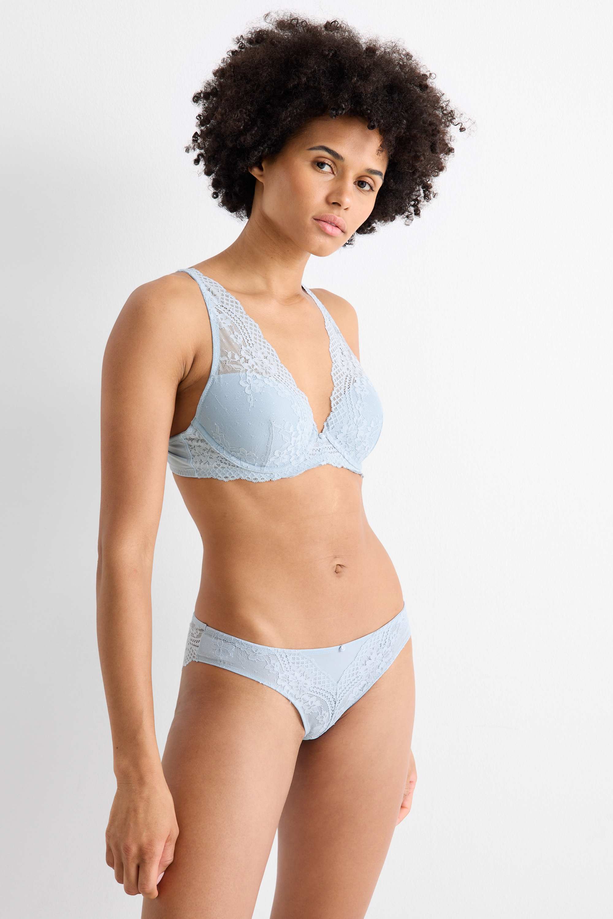 Brazilian knickers light blue