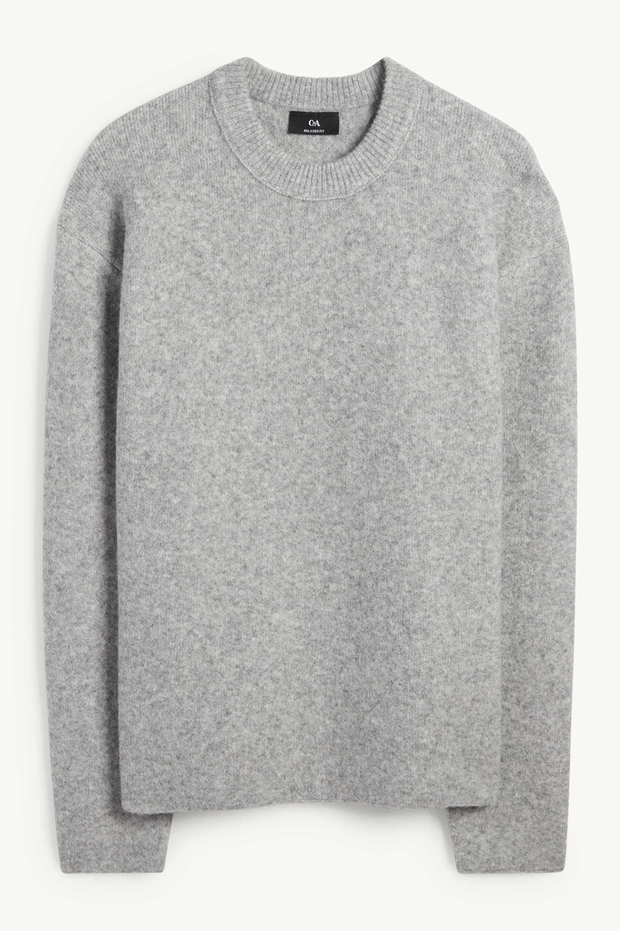 Jumper light gray-melange