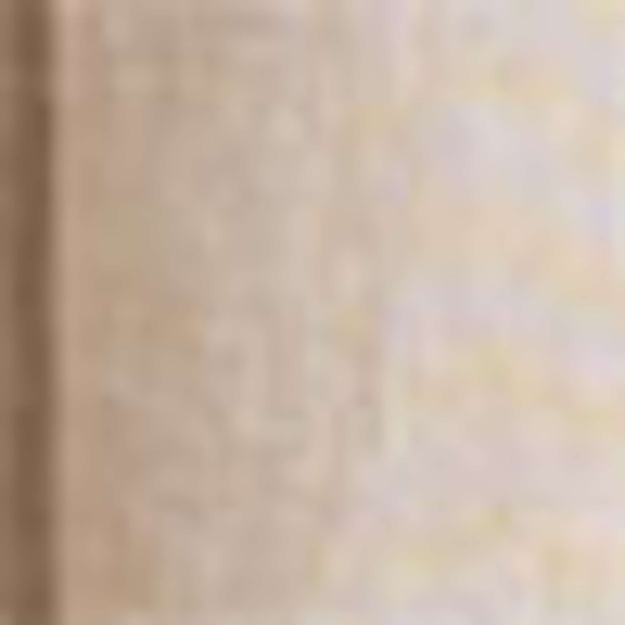 Cloth trousers - mid-rise waist - wide leg - linen blend beige
