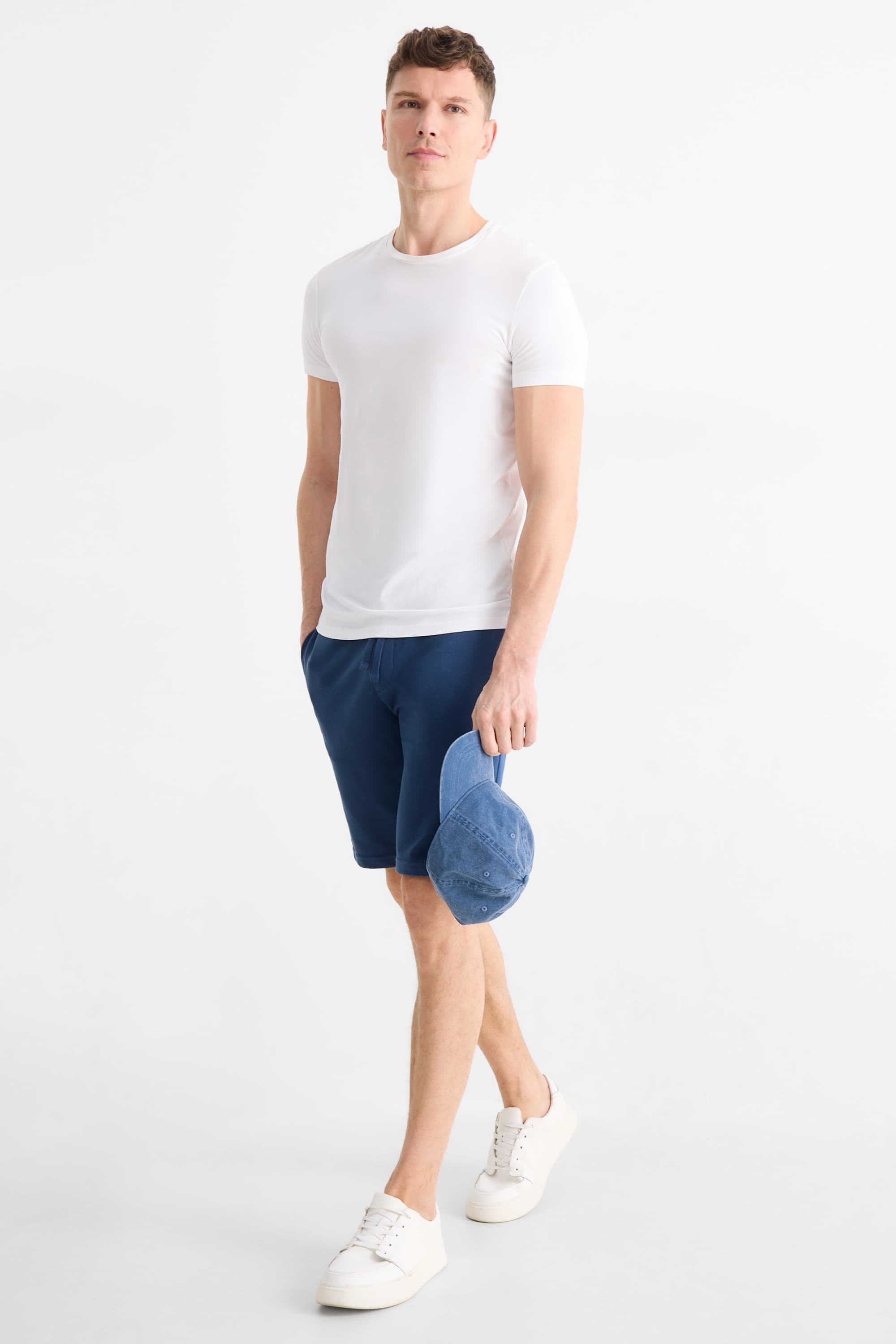 Sweat shorts dark blue (4)