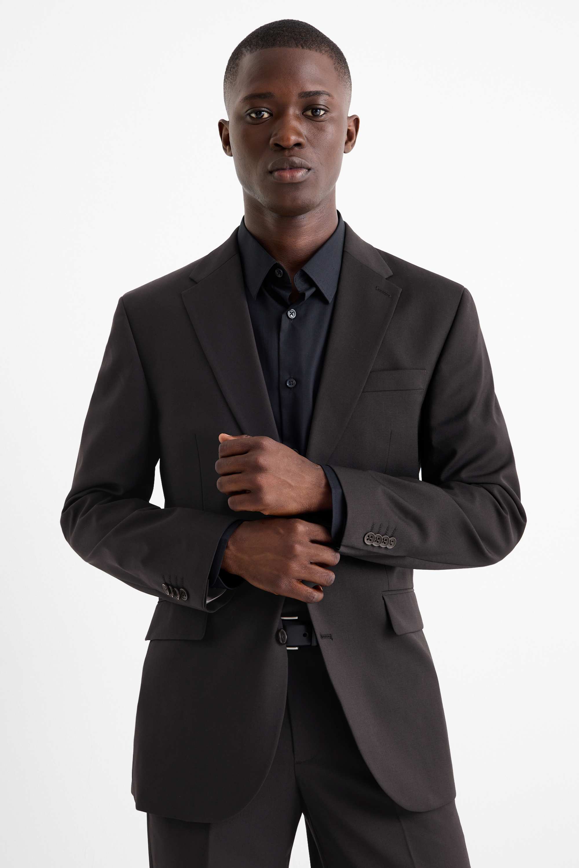 Mix & match tailored jacket - regular fit - Flex - new wool blend black