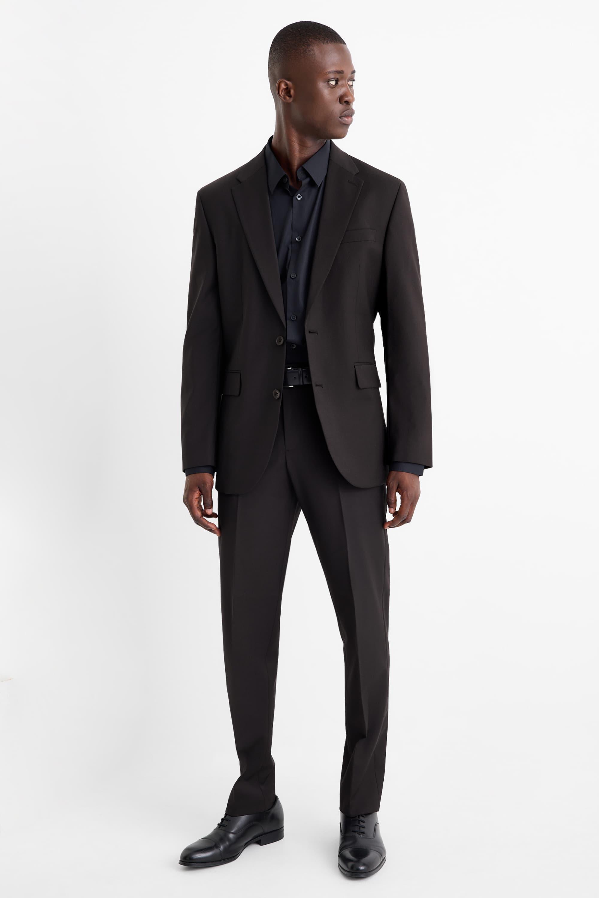 Mix & match tailored jacket - regular fit - Flex - new wool blend black