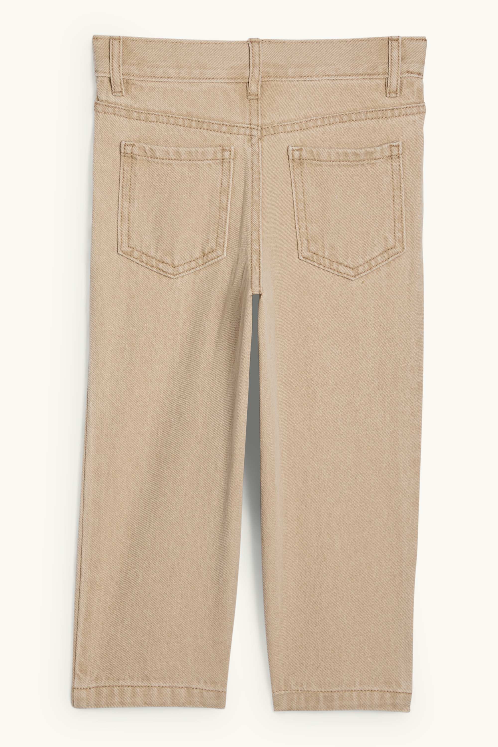 Relaxed jeans light beige
