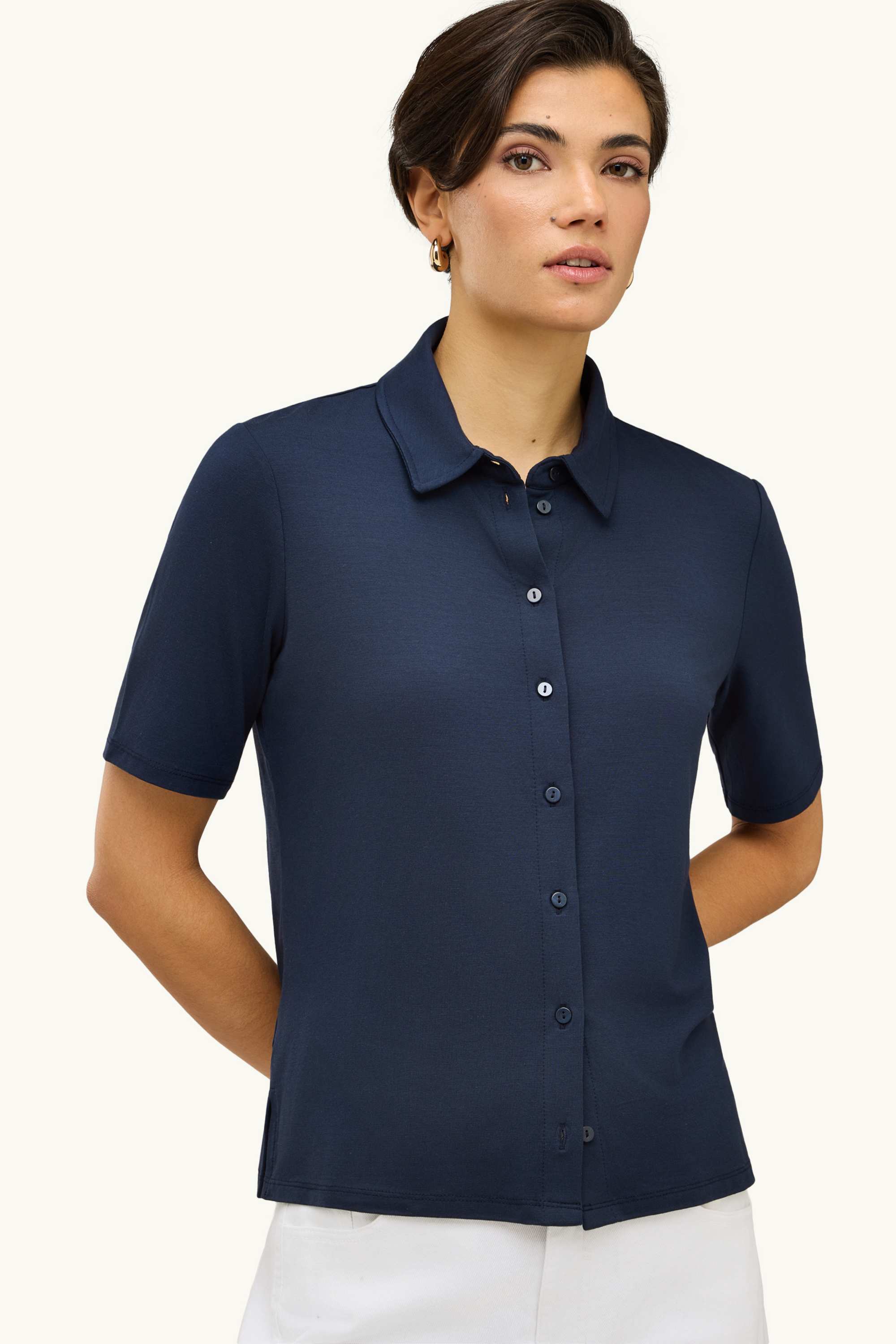 Shirt blouse dark blue