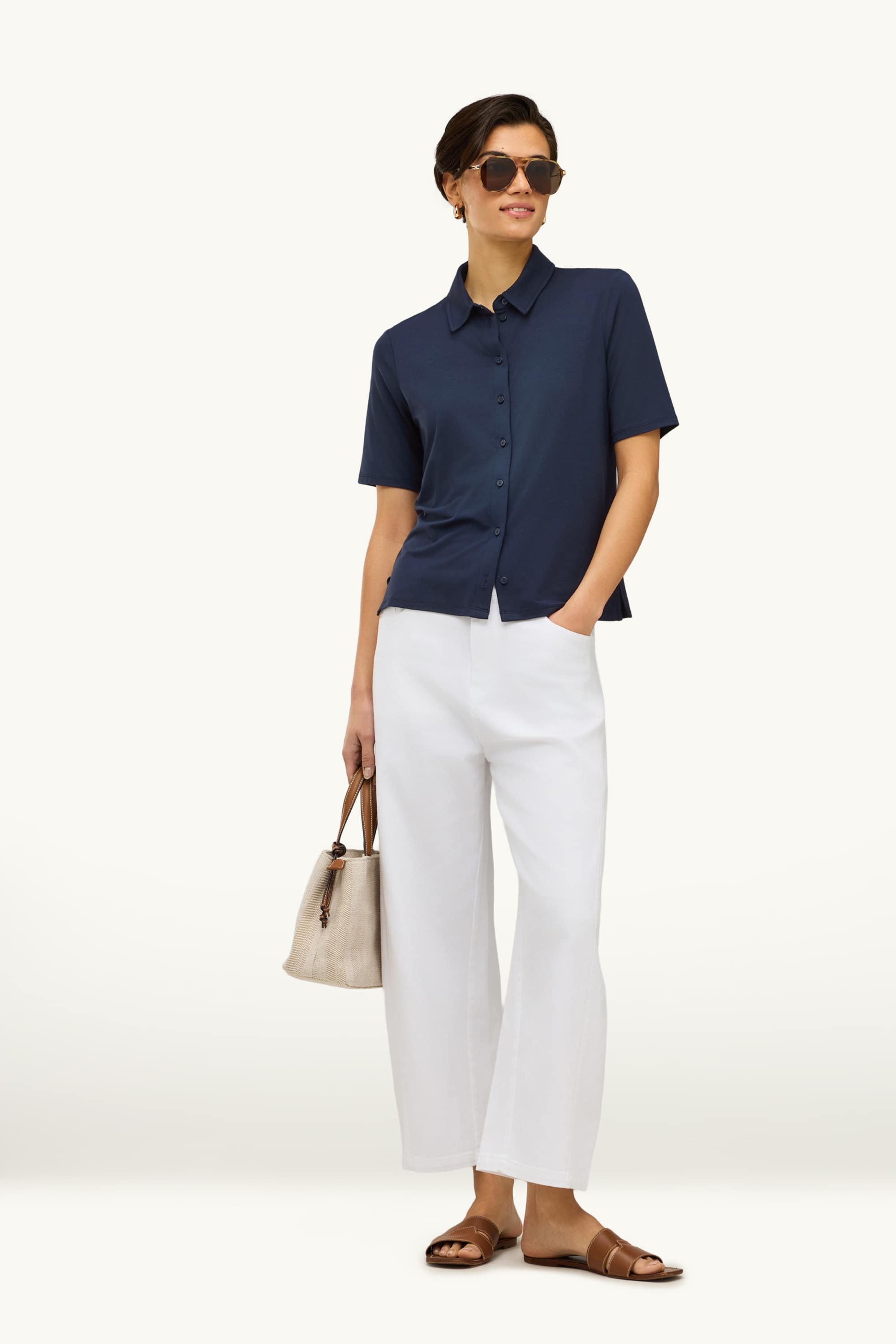 Shirt blouse dark blue