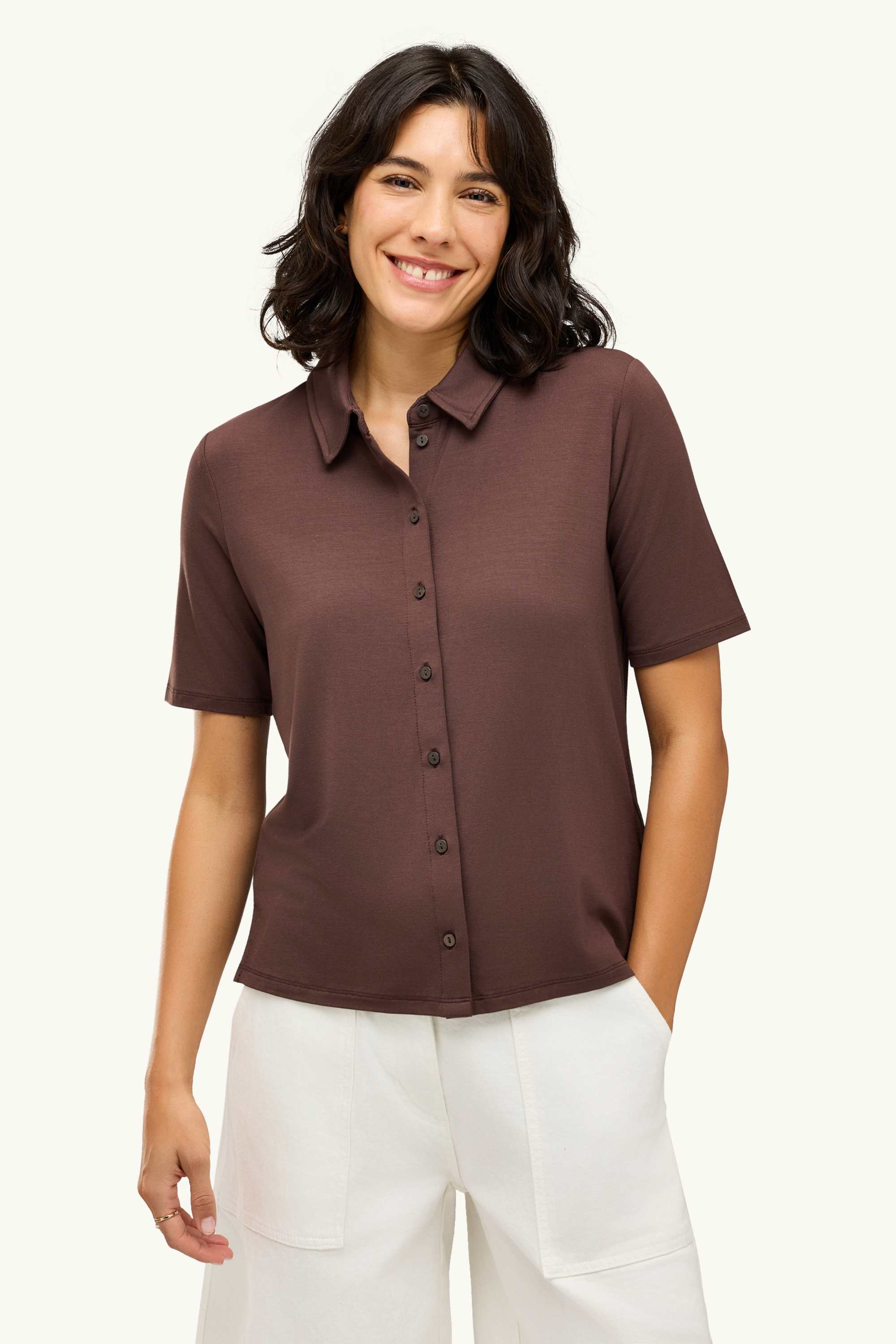 Shirt blouse brown