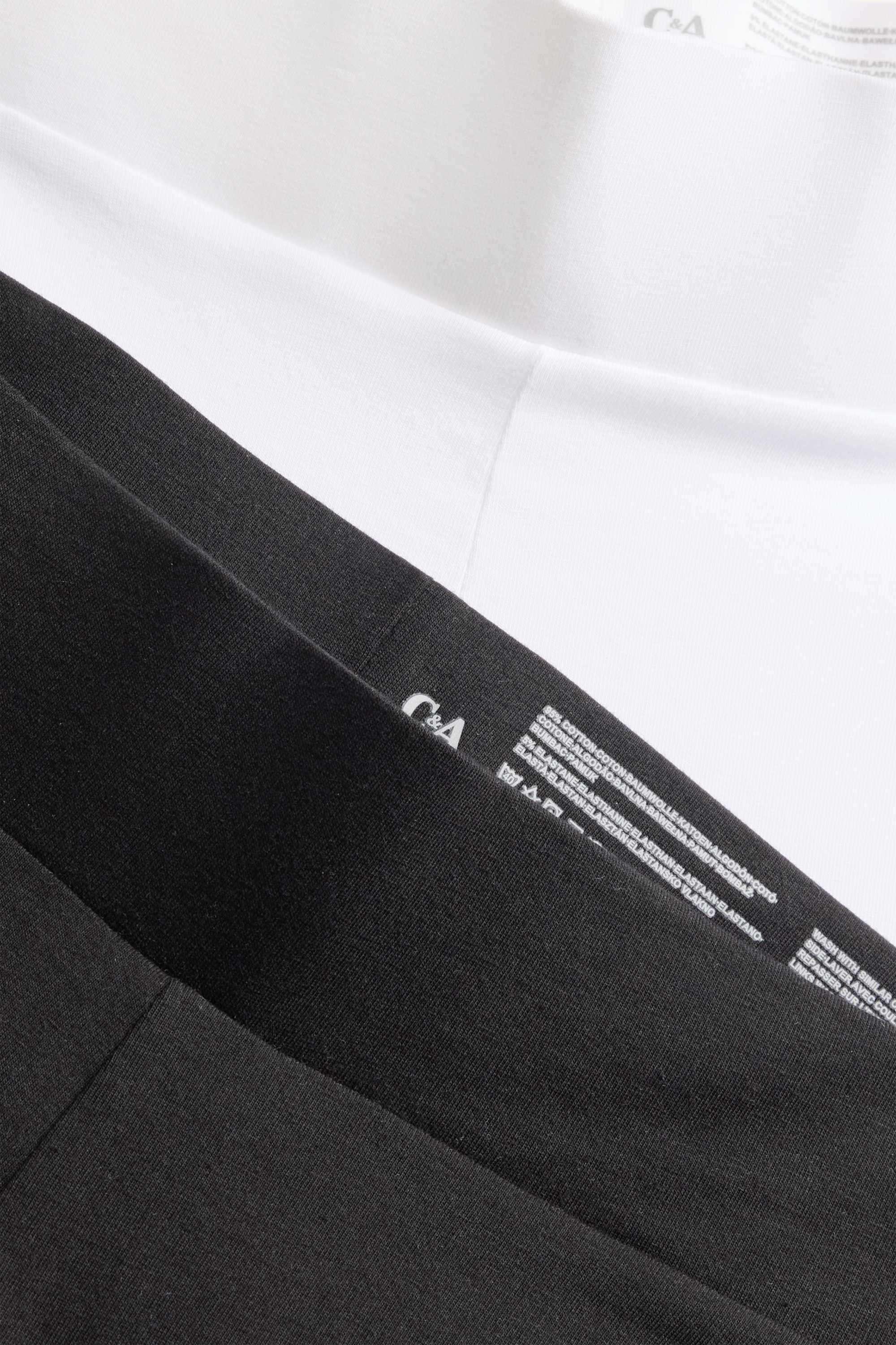 Multipack of 2 - capri leggings white
