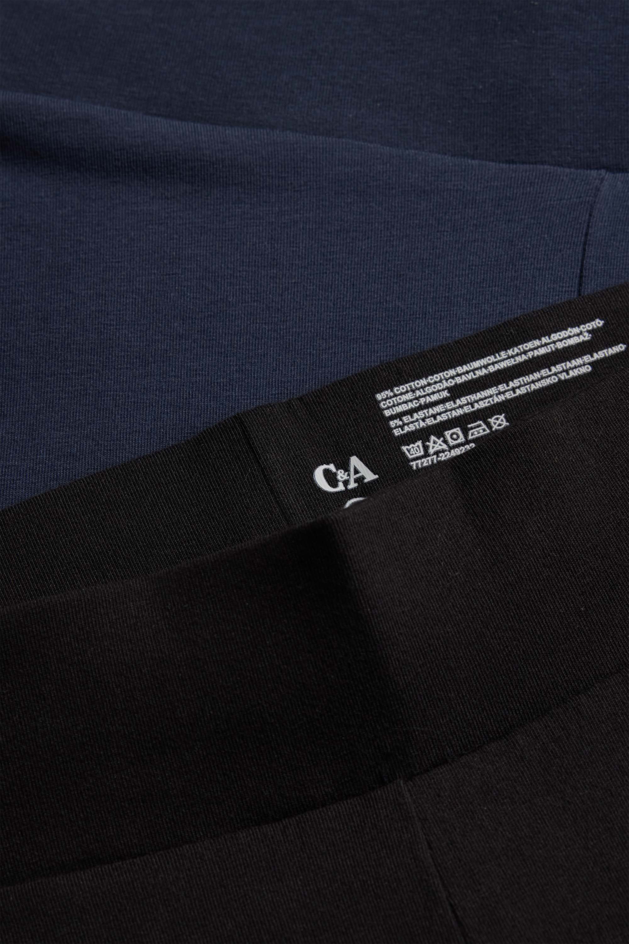 Multipack of 2 - capri leggings black (4)