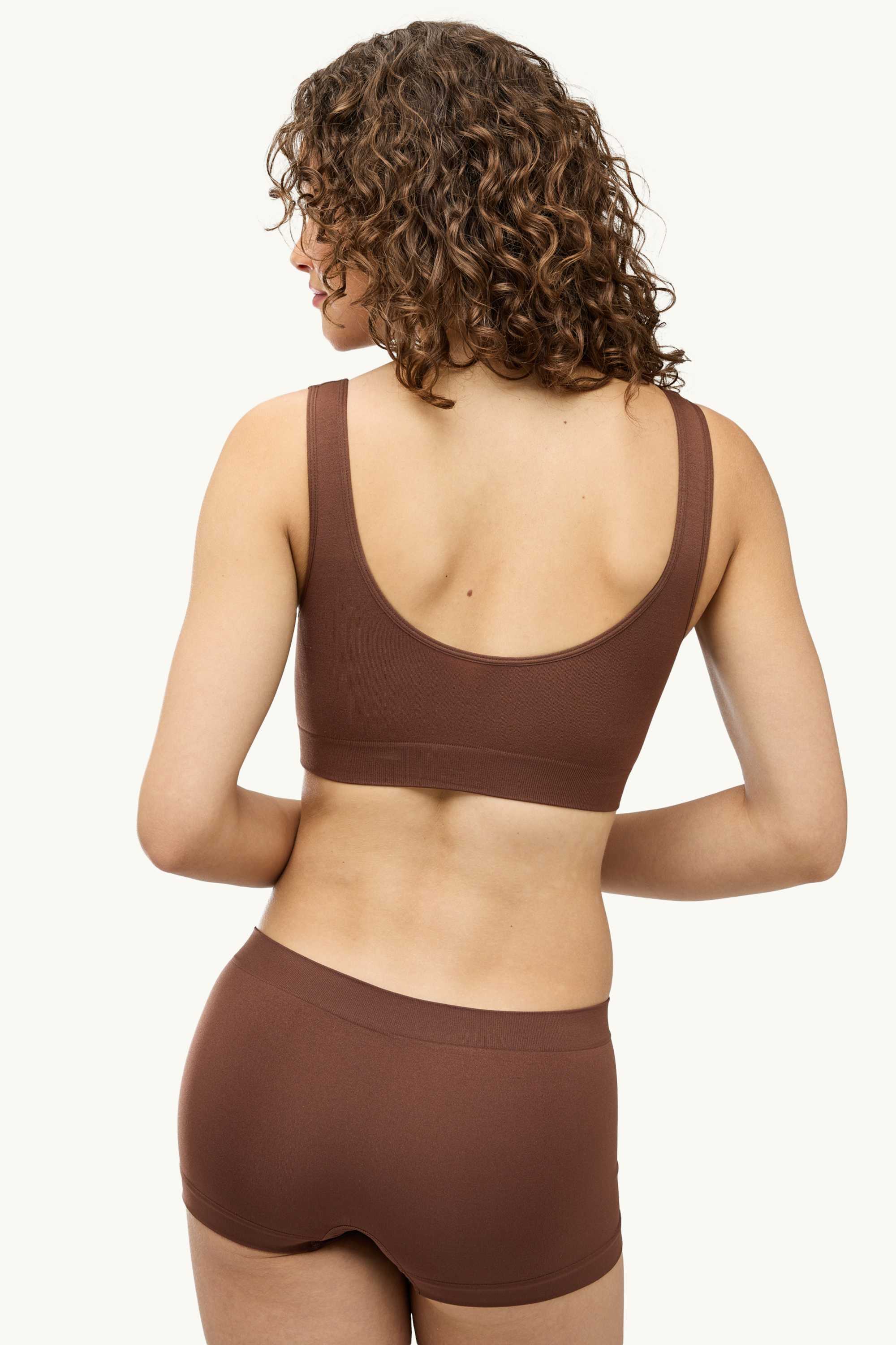Multipack of 3 - shorts - seamless brown