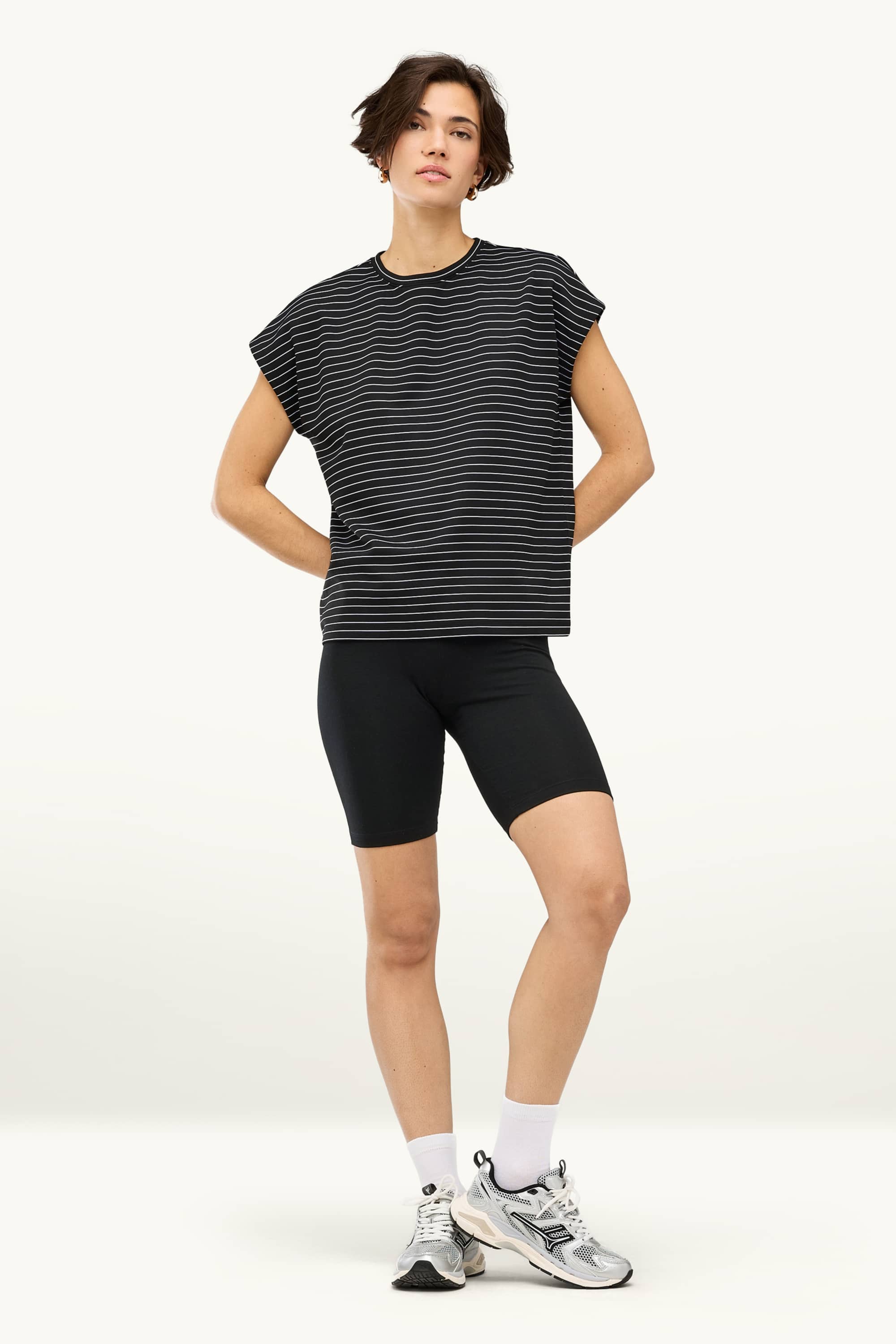 Multipack of 2 - biker shorts black (1)