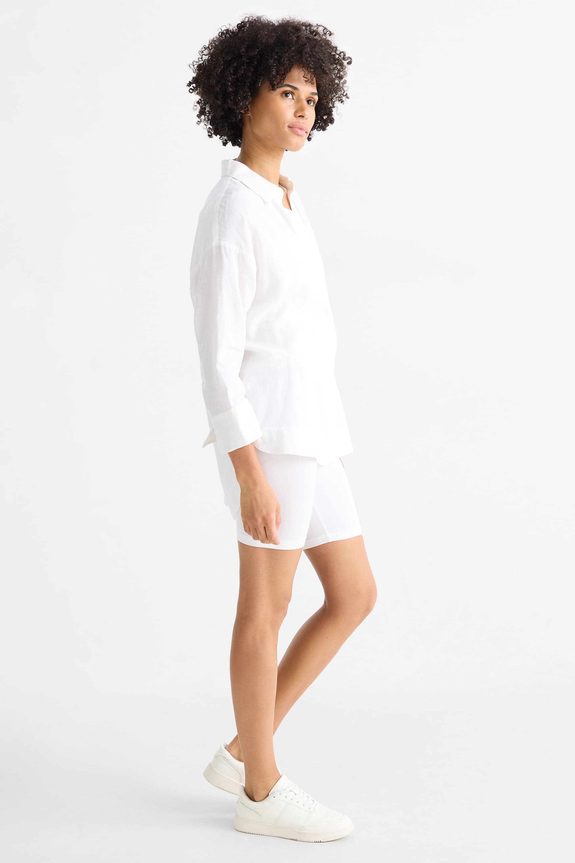 Multipack of 2 - biker shorts white / black