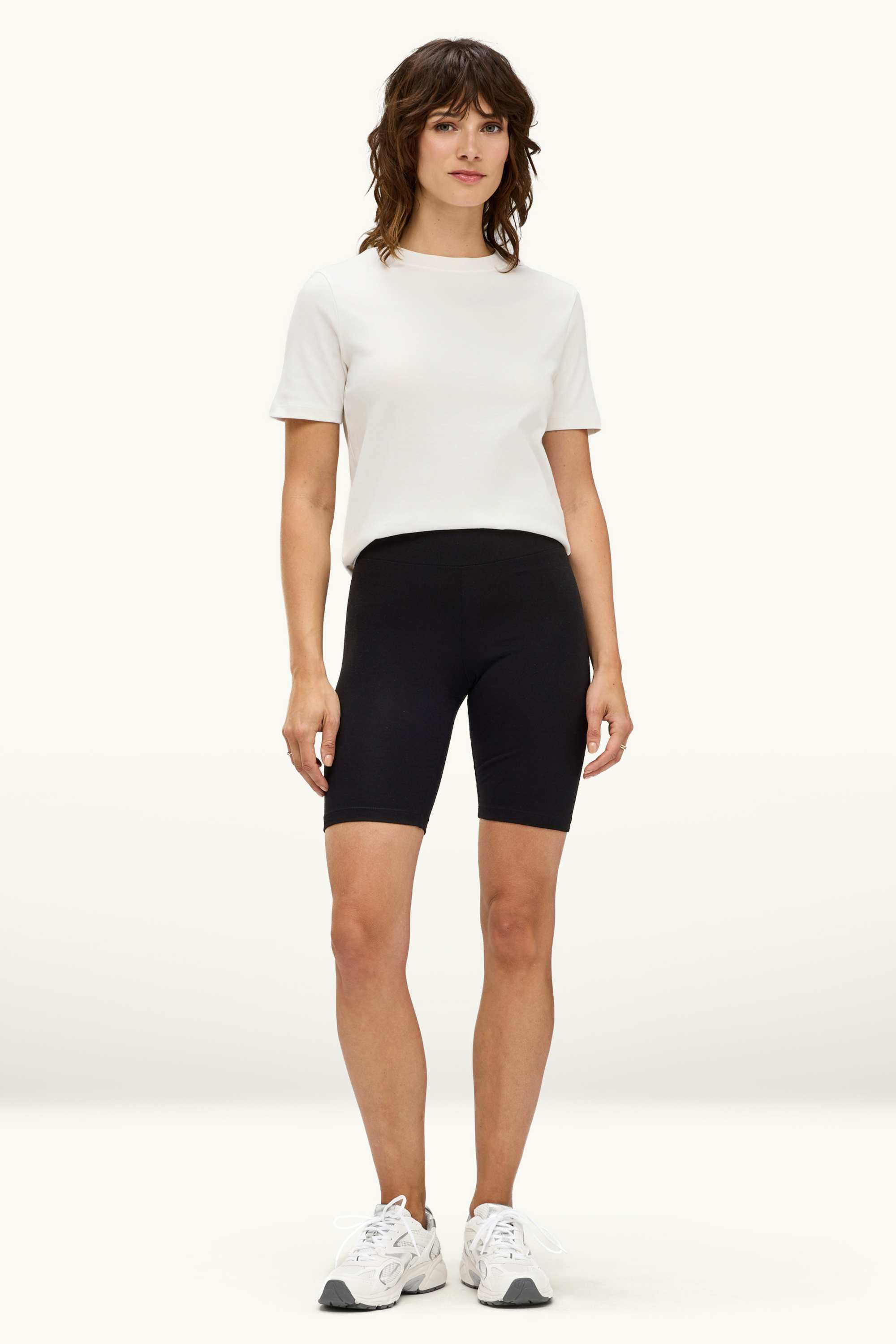 Multipack of 2 - biker shorts black / beige