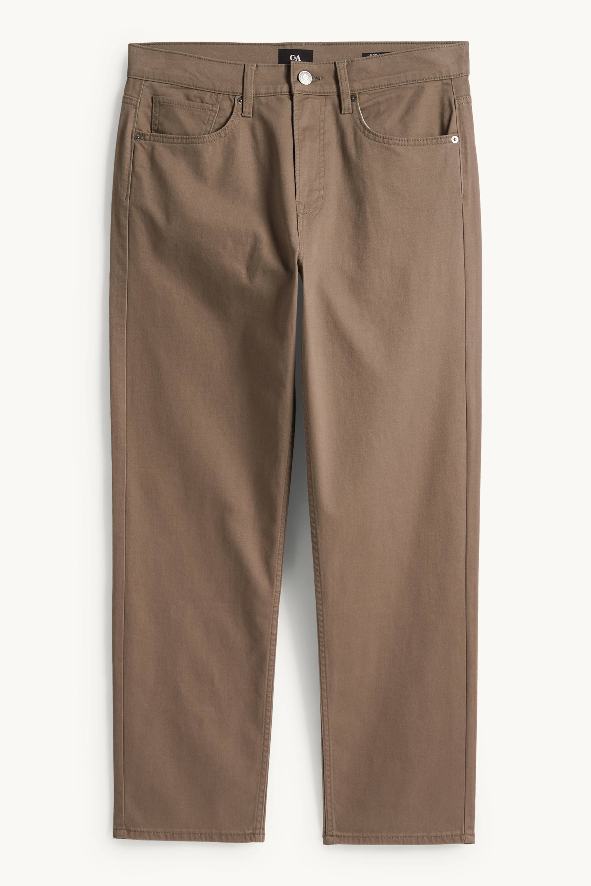 Trousers - regular fit brown