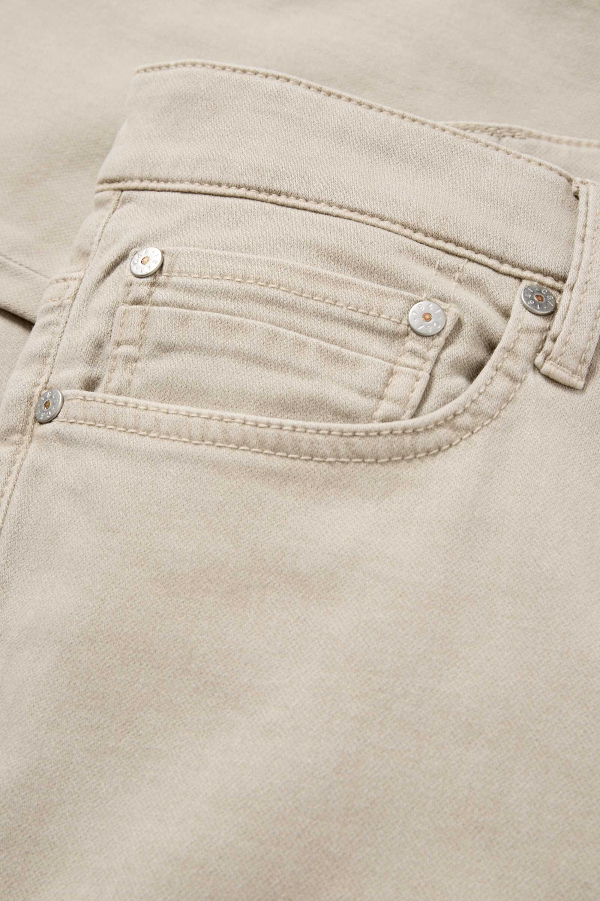 Trousers - slim fit - LYCRA® light beige