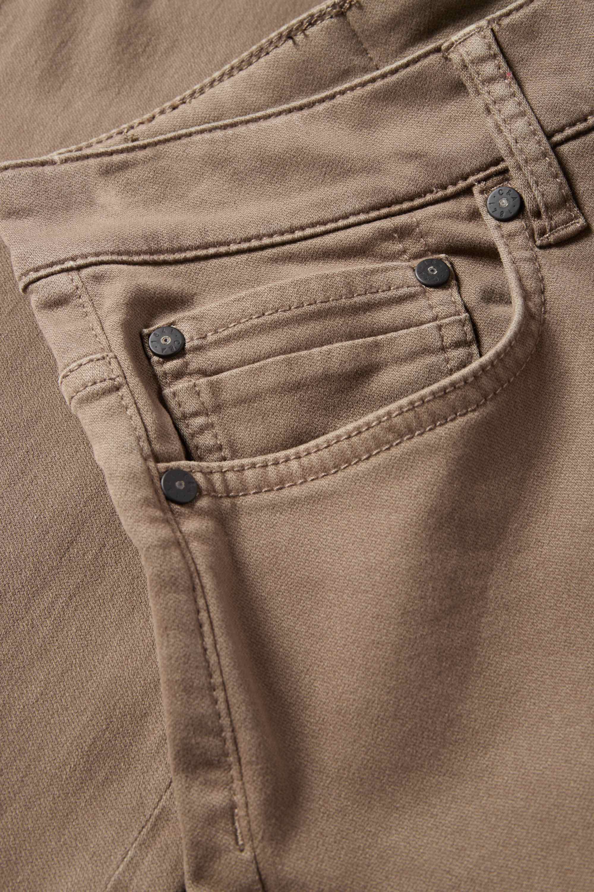 Trousers - slim fit - LYCRA® brown