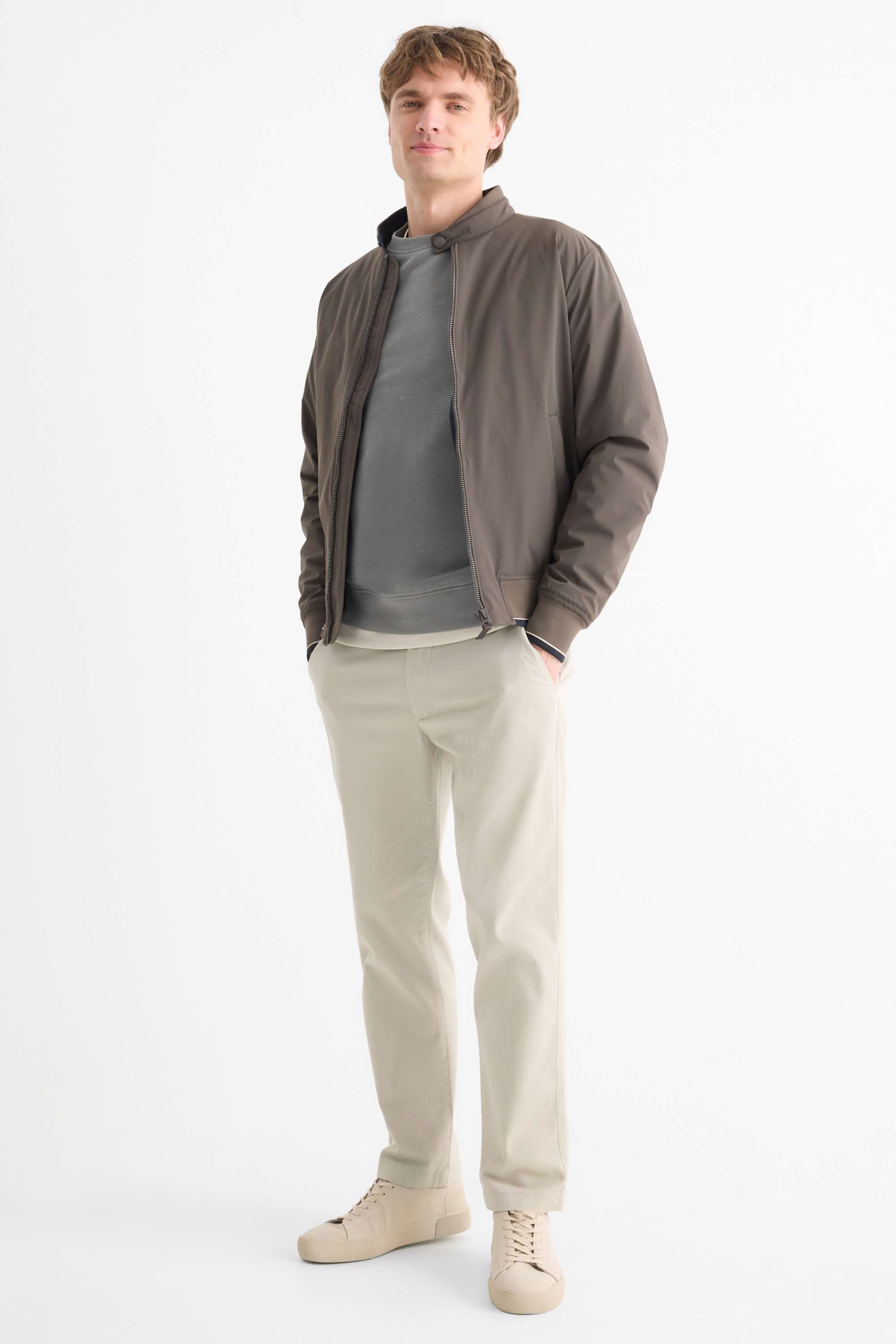 Chinos - regular fit beige