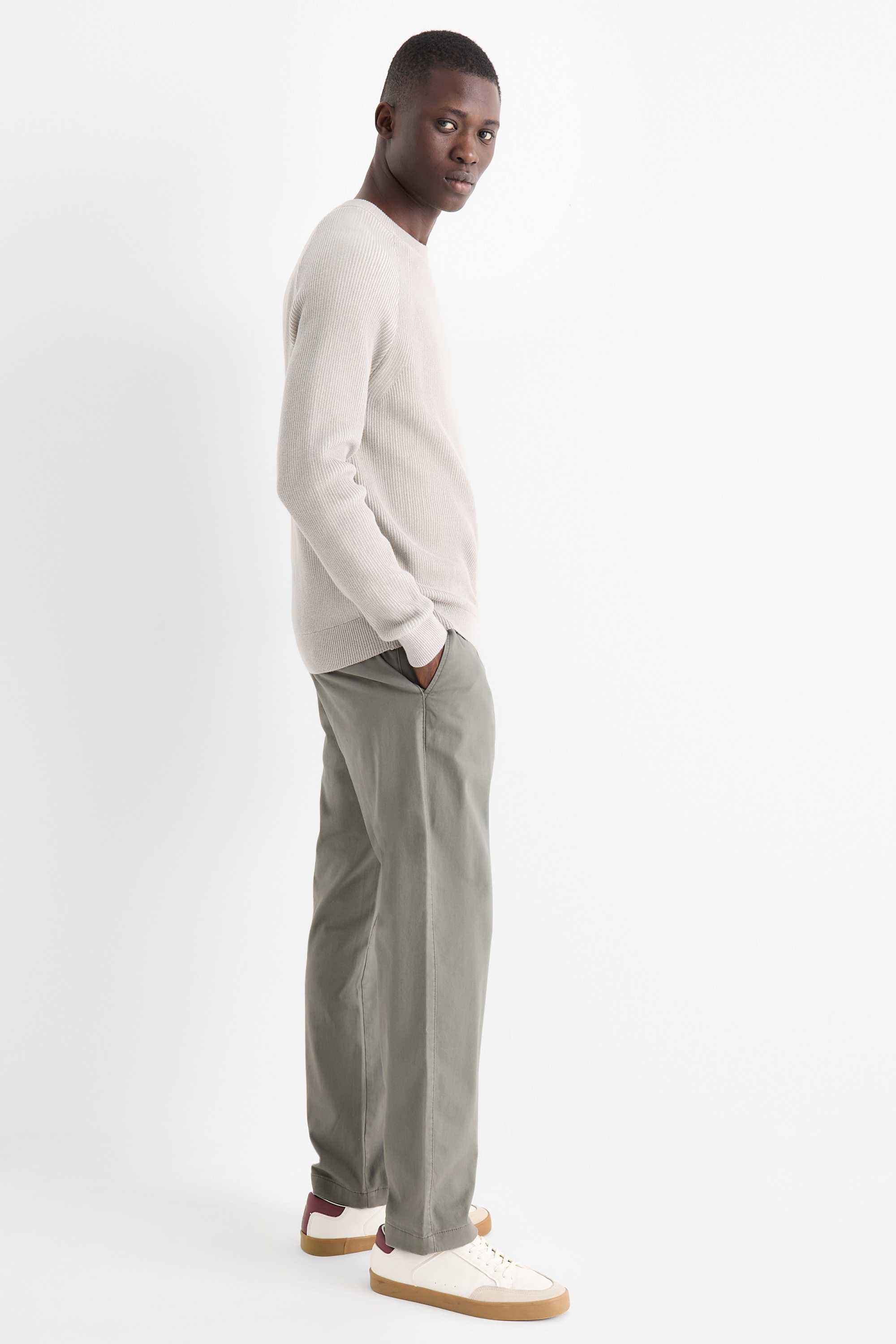 Chinos - regular fit light green