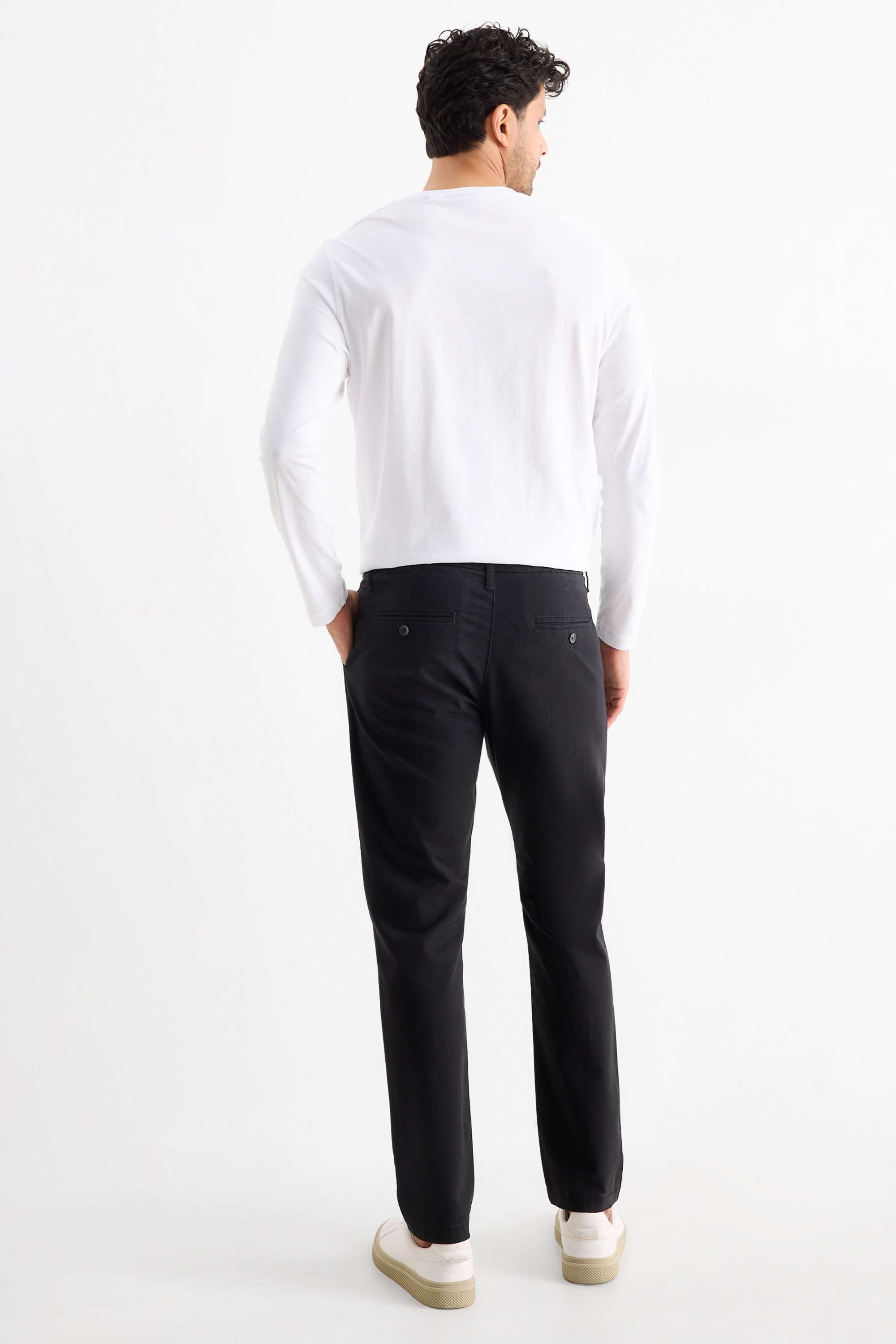 Chinos - slim fit black