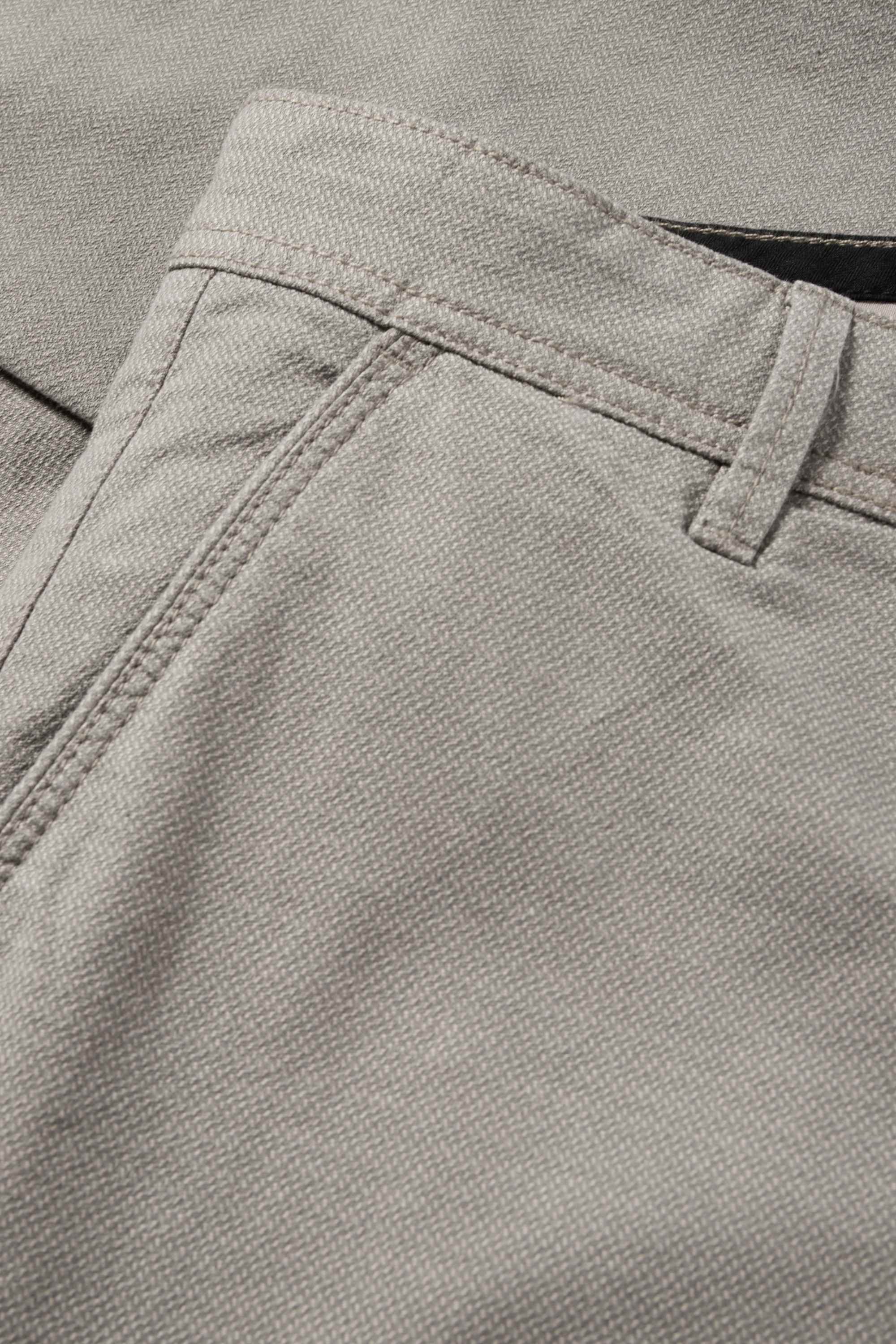 Chinos - slim fit - textured gray