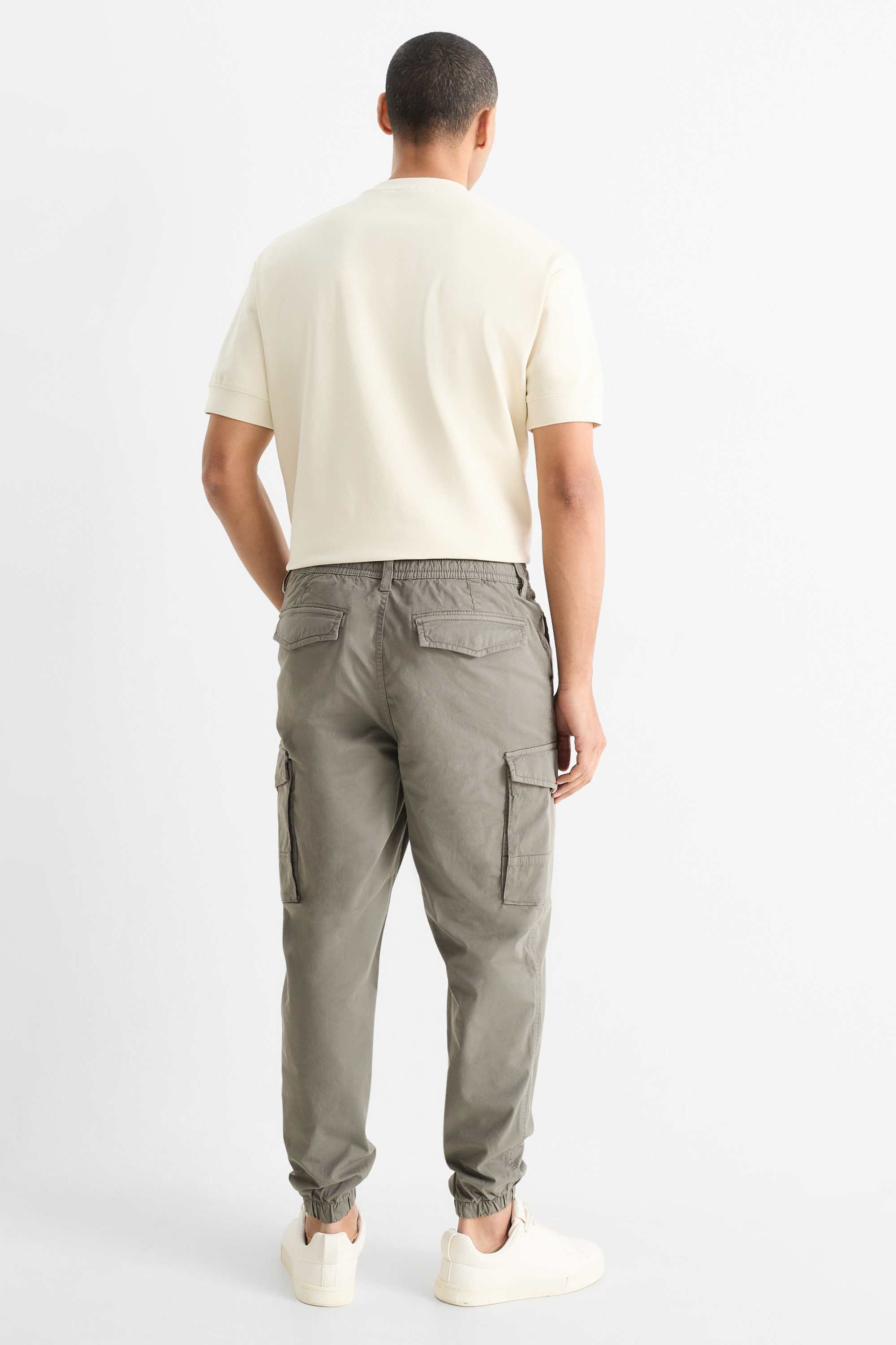 Cargo trousers - relaxed fit khaki