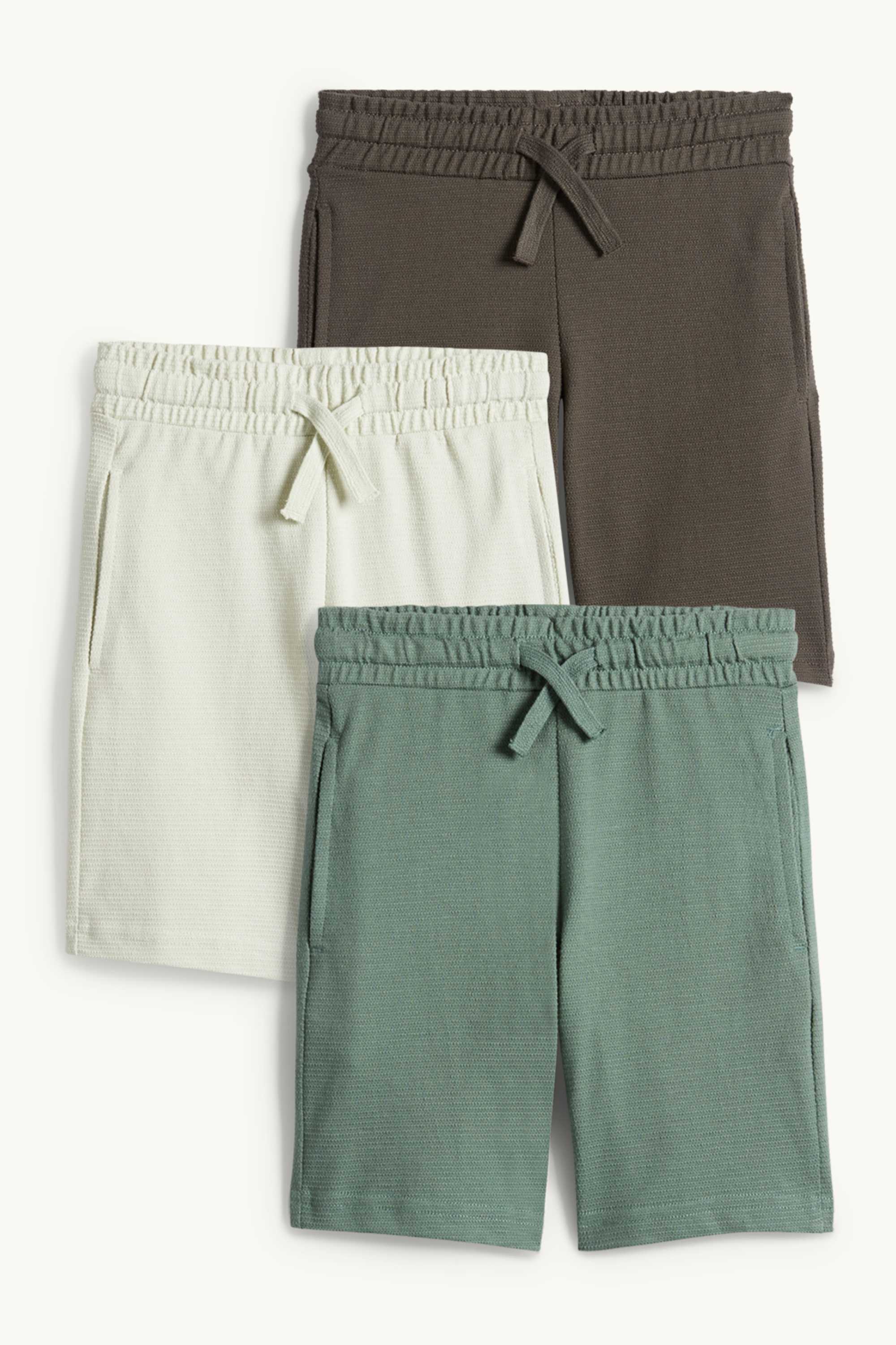 Multipack of 3 - Bermuda shorts - textured green
