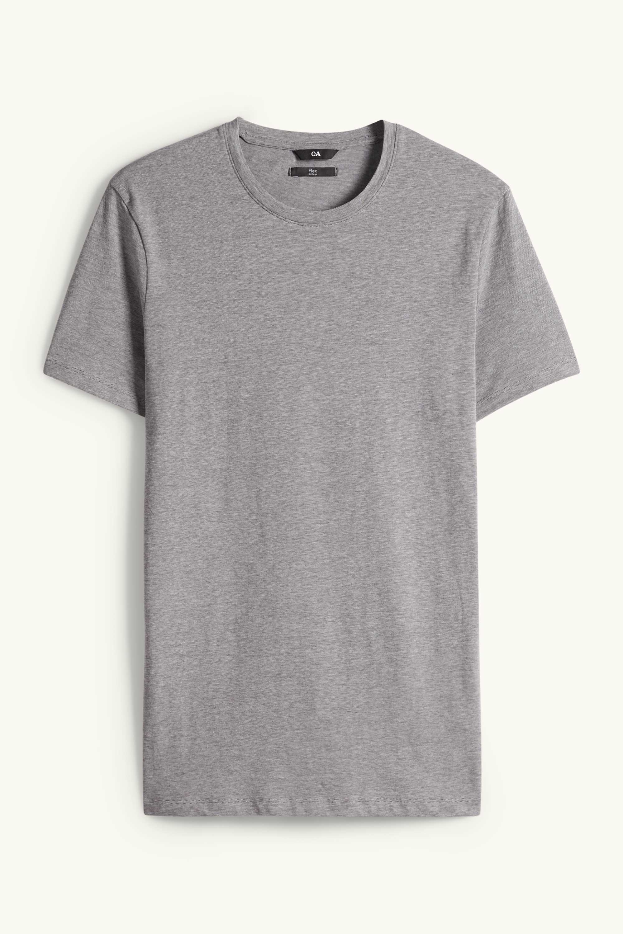 T-shirt - slim fit - Flex gray