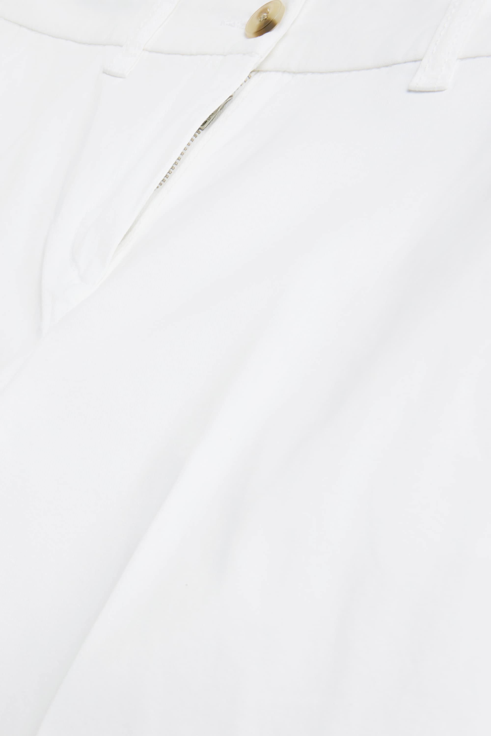 Basic Bermuda shorts - mid-rise waist white (5)