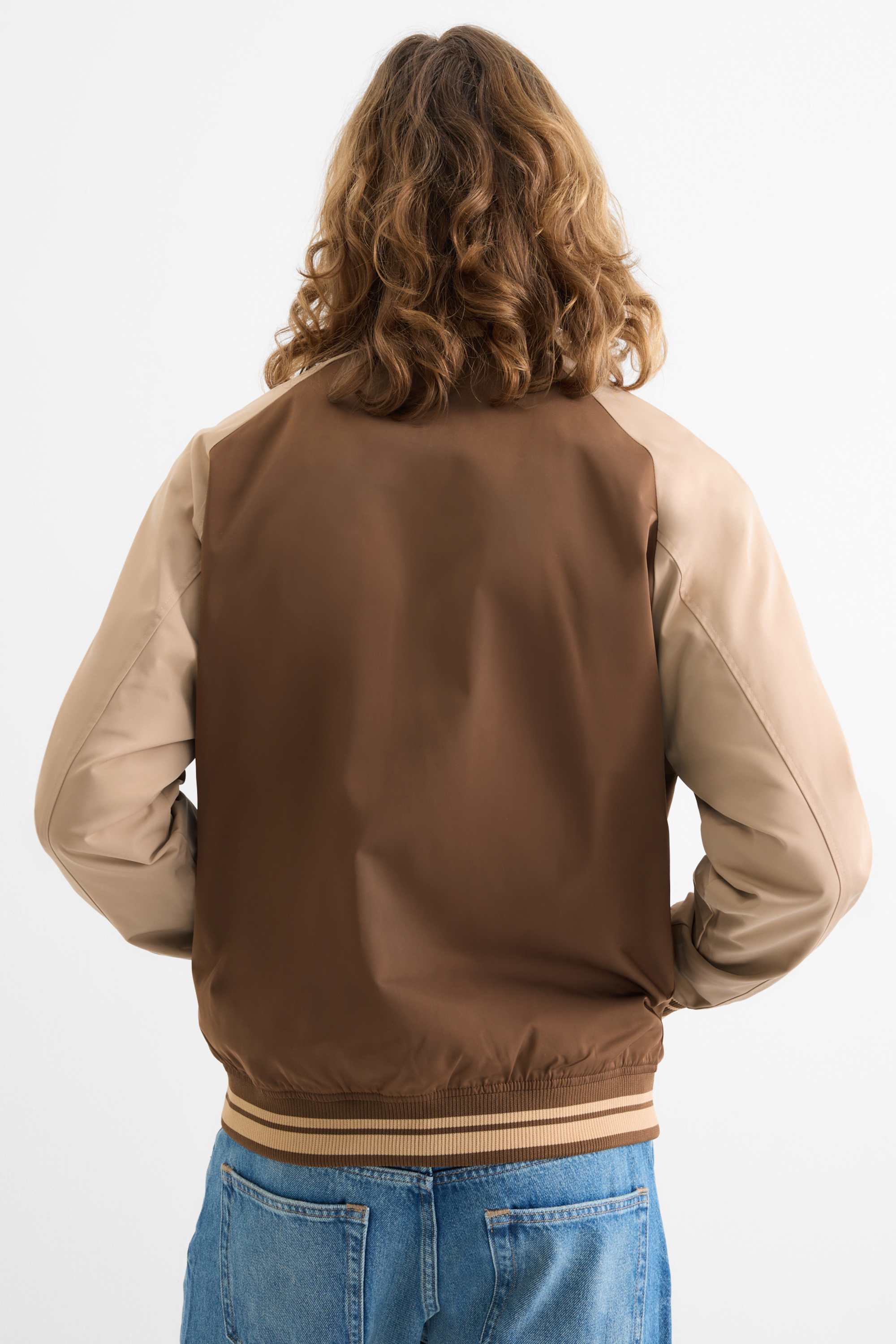 Varsity jacket brown