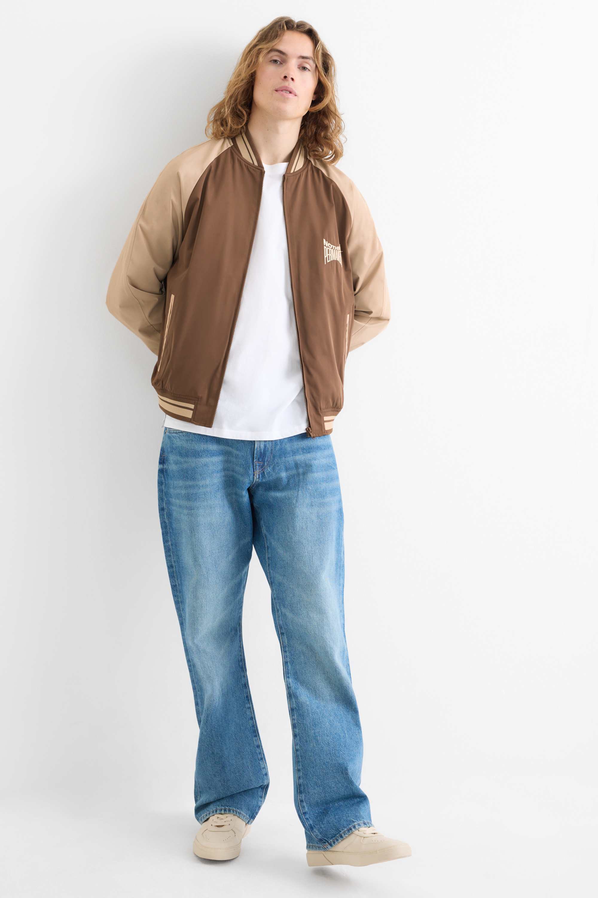 Varsity jacket brown