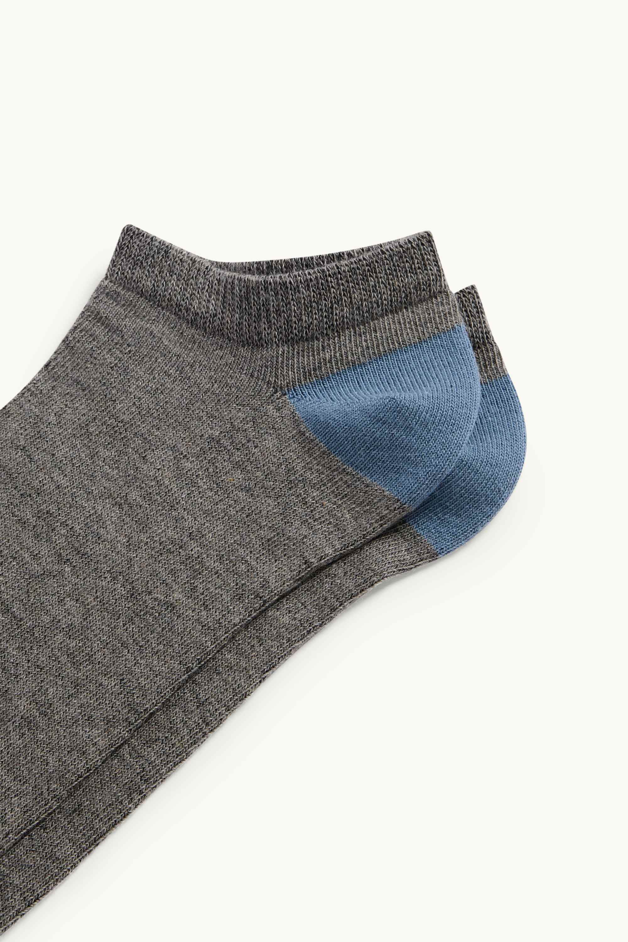 Multipack of 5 - trainer socks dark gray