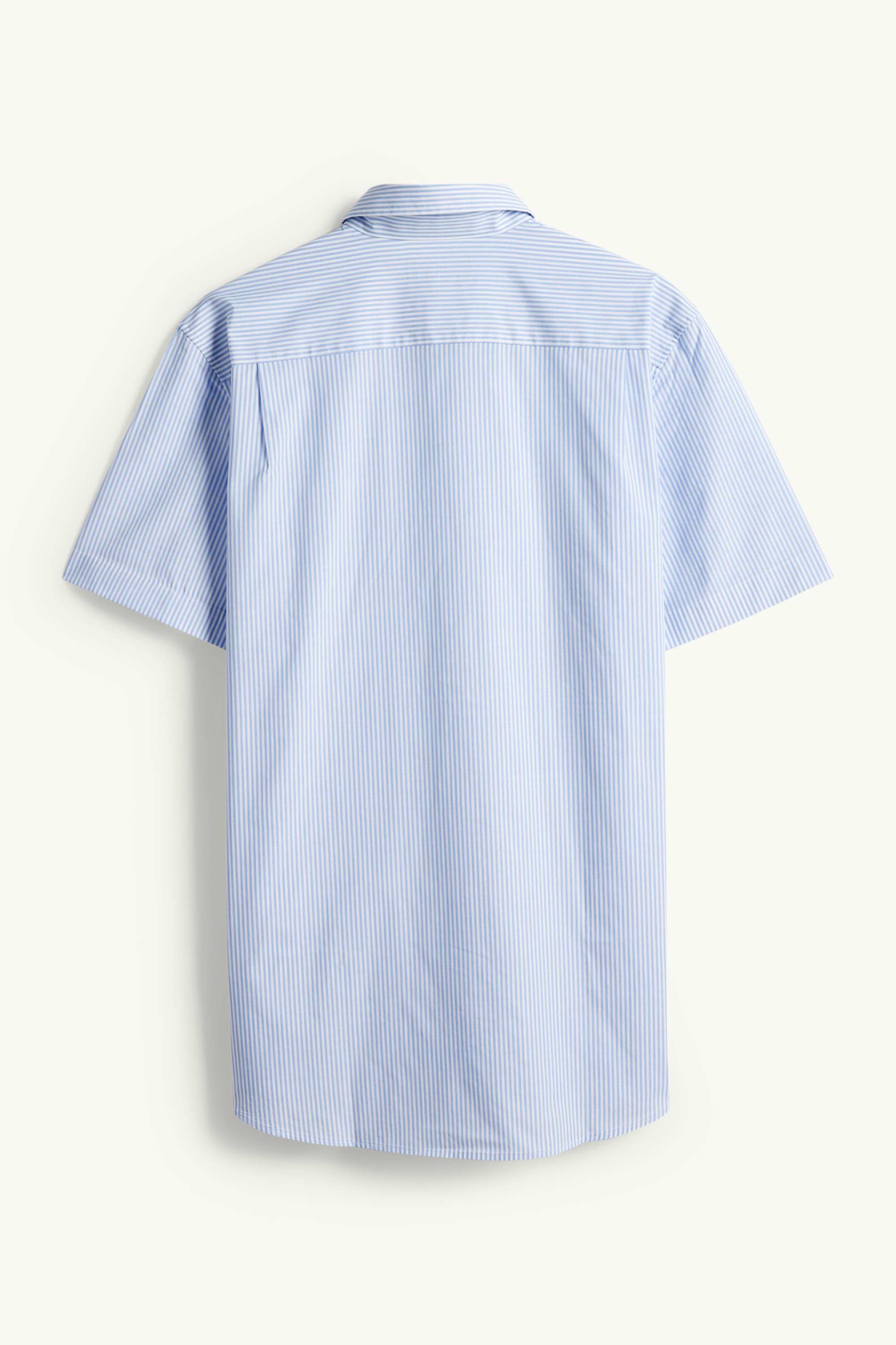 Business shirt - regular fit - kent collar - striped light blue