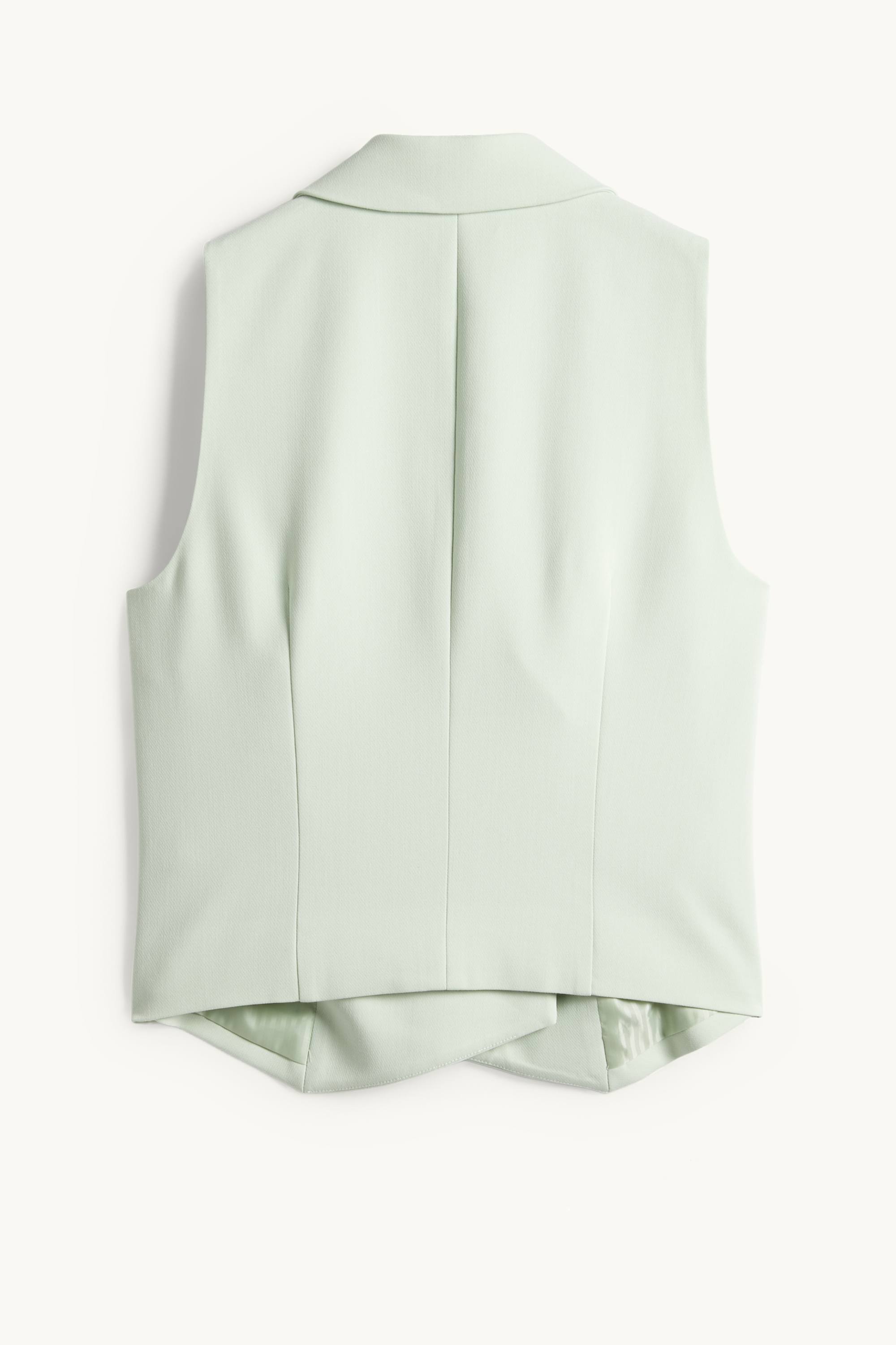 Business waistcoat - fitted mint green
