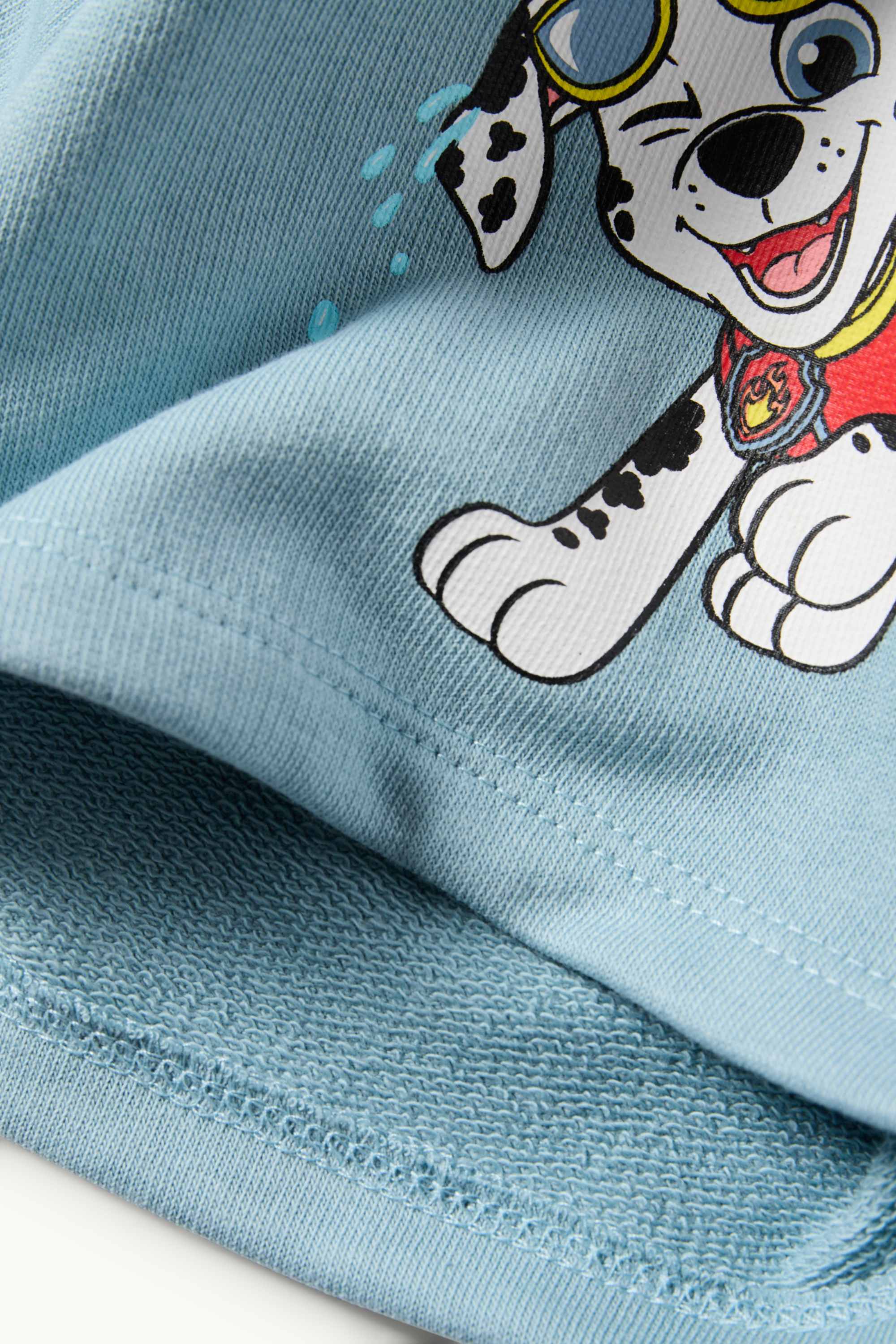 PAW Patrol - set - short sleeve T-shirt and cargo sweat shorts white / blue