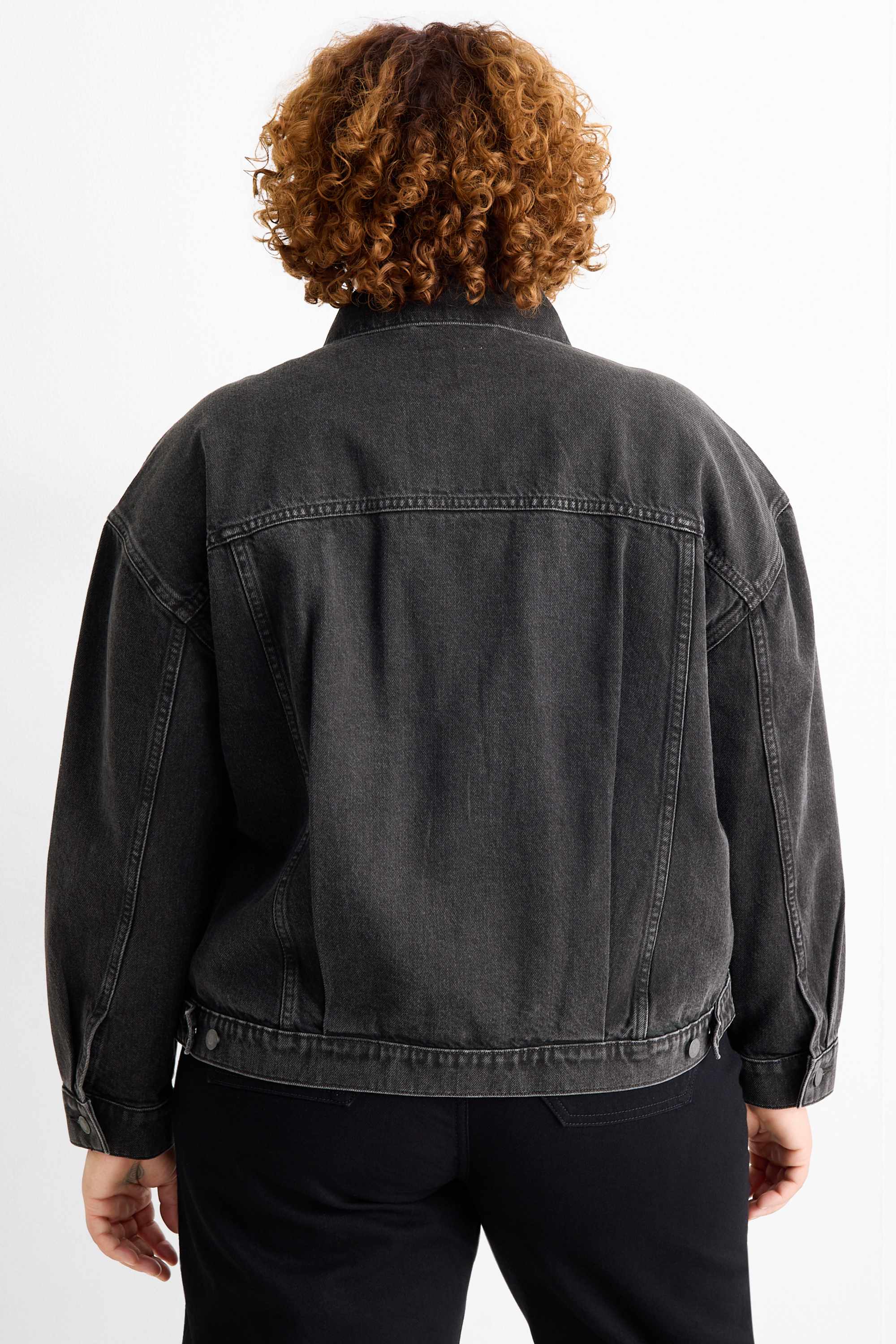 Denim jacket denim-dark gray
