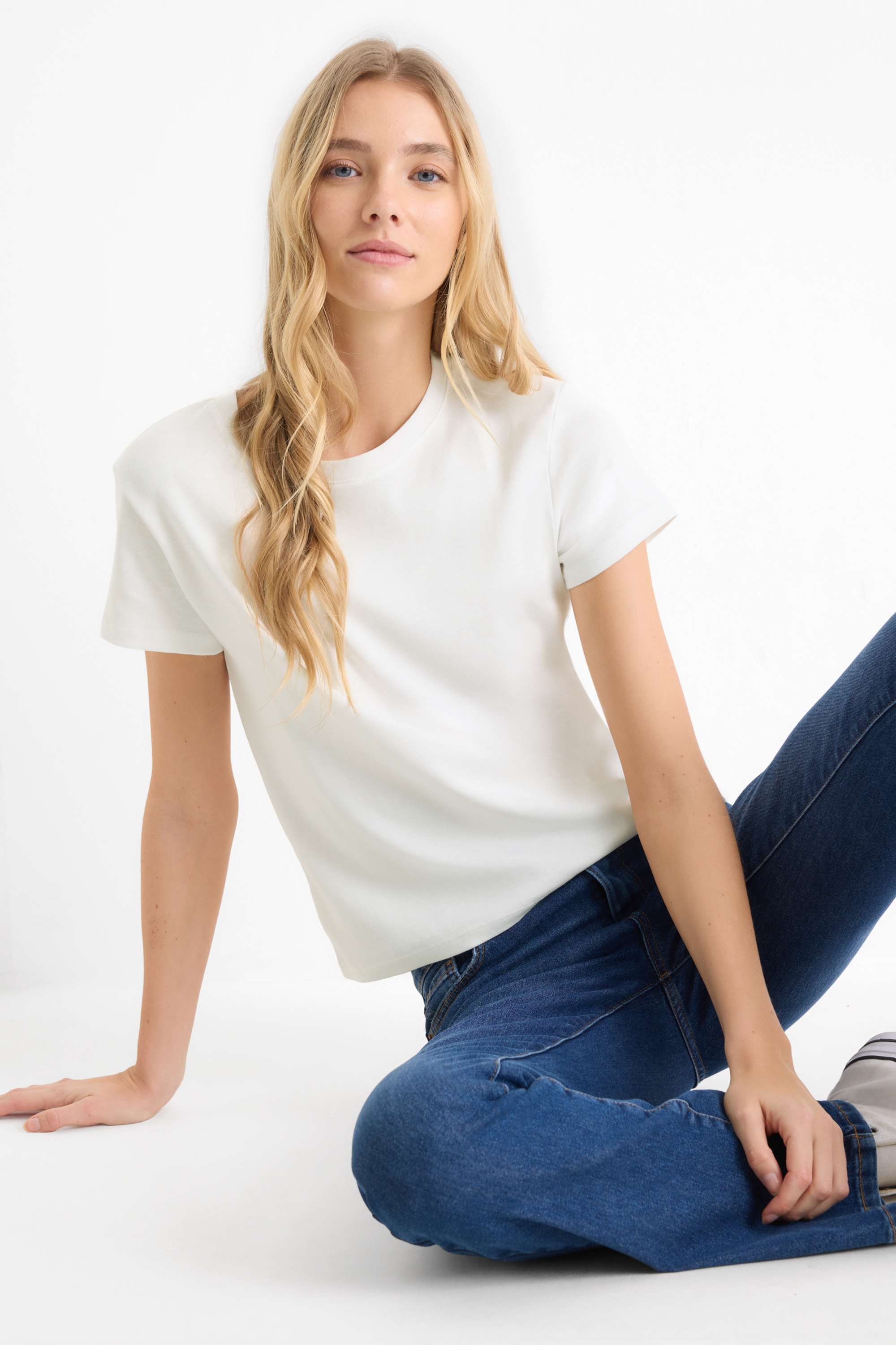 T-shirt - relaxed fit white