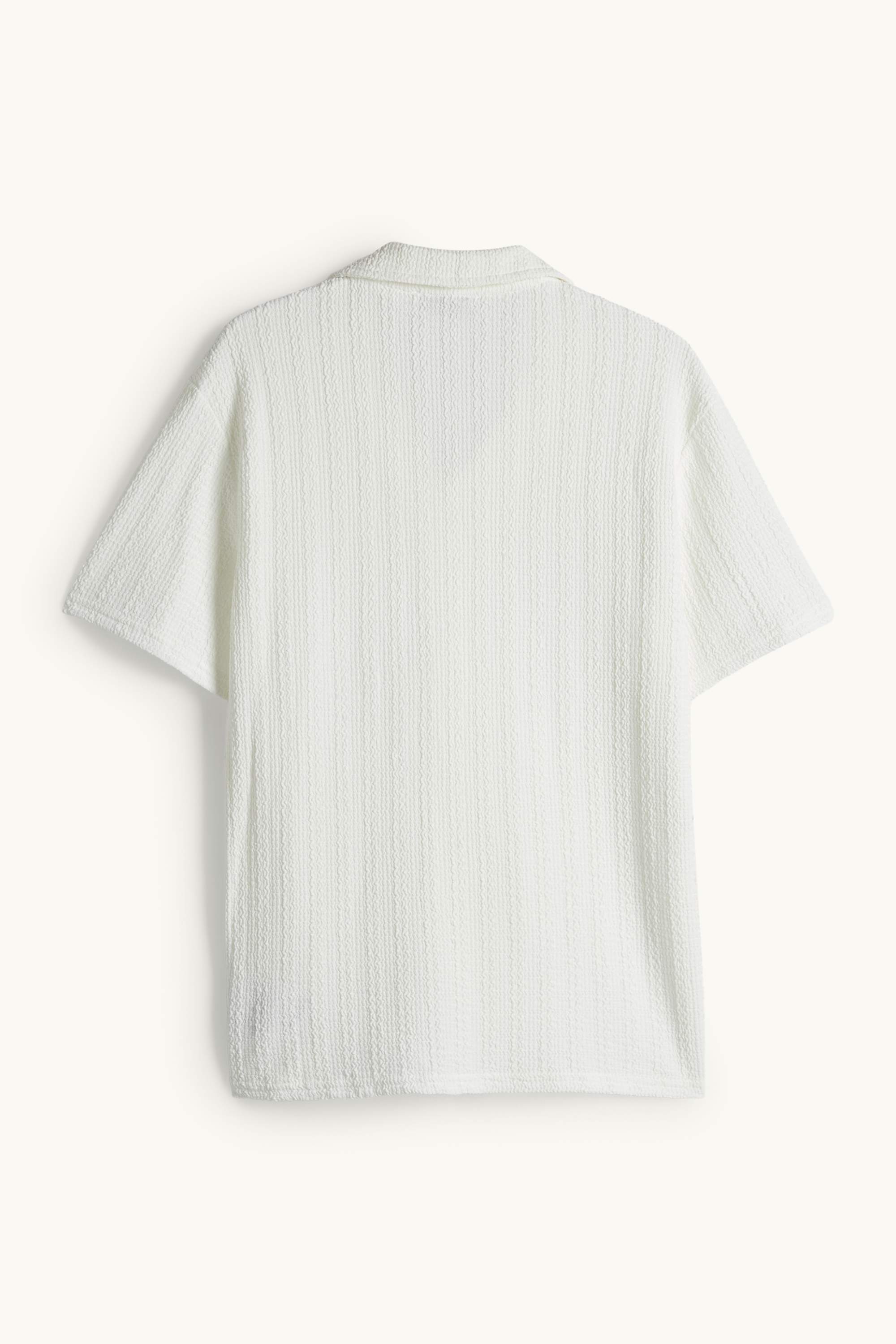 Shirt - textured white