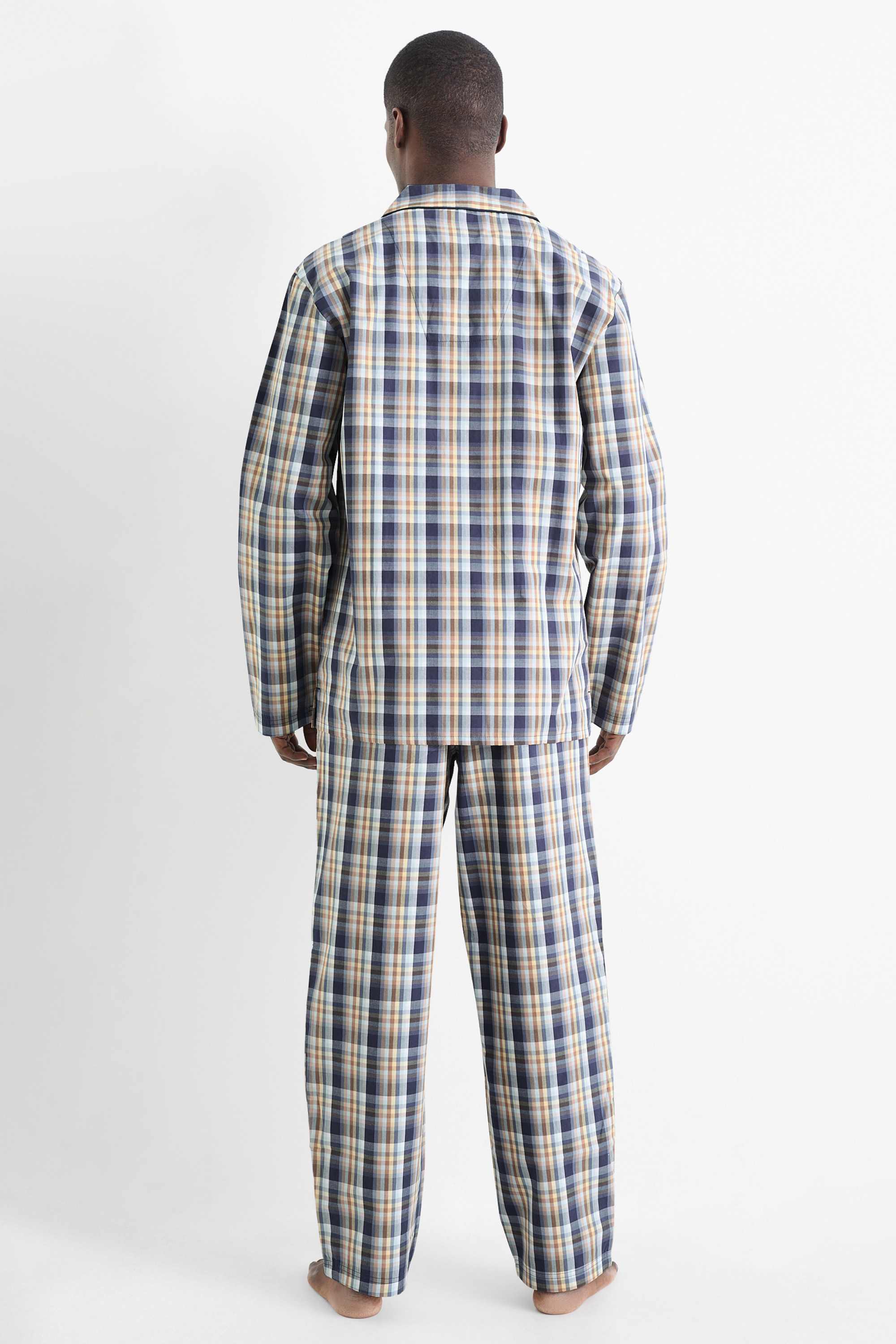 Pyjamas - check blue
