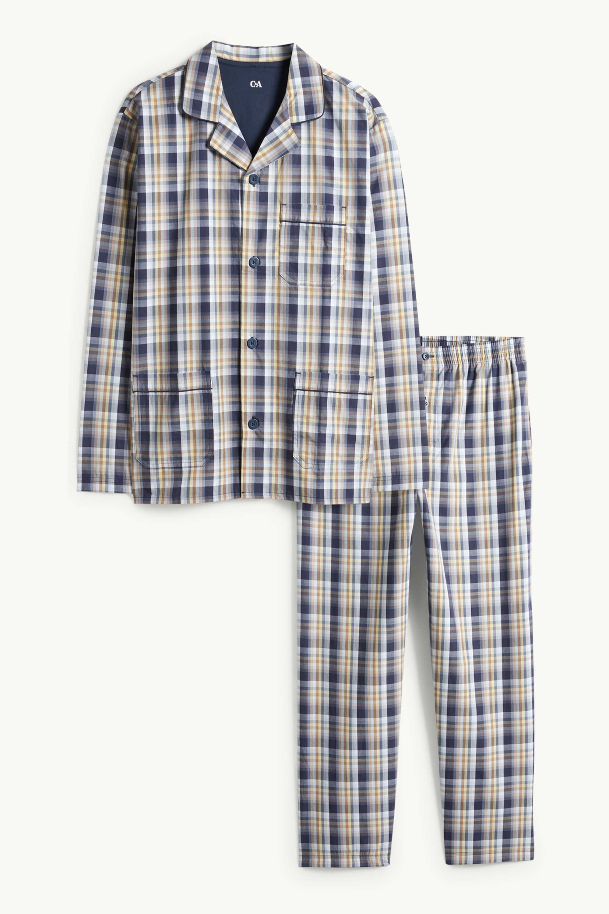 Pyjamas - check blue