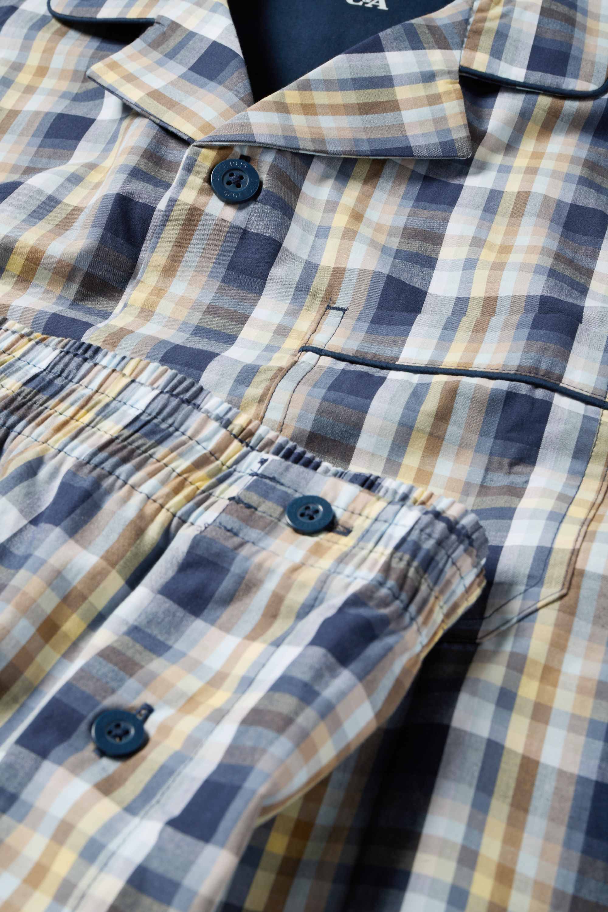 Pyjamas - check blue