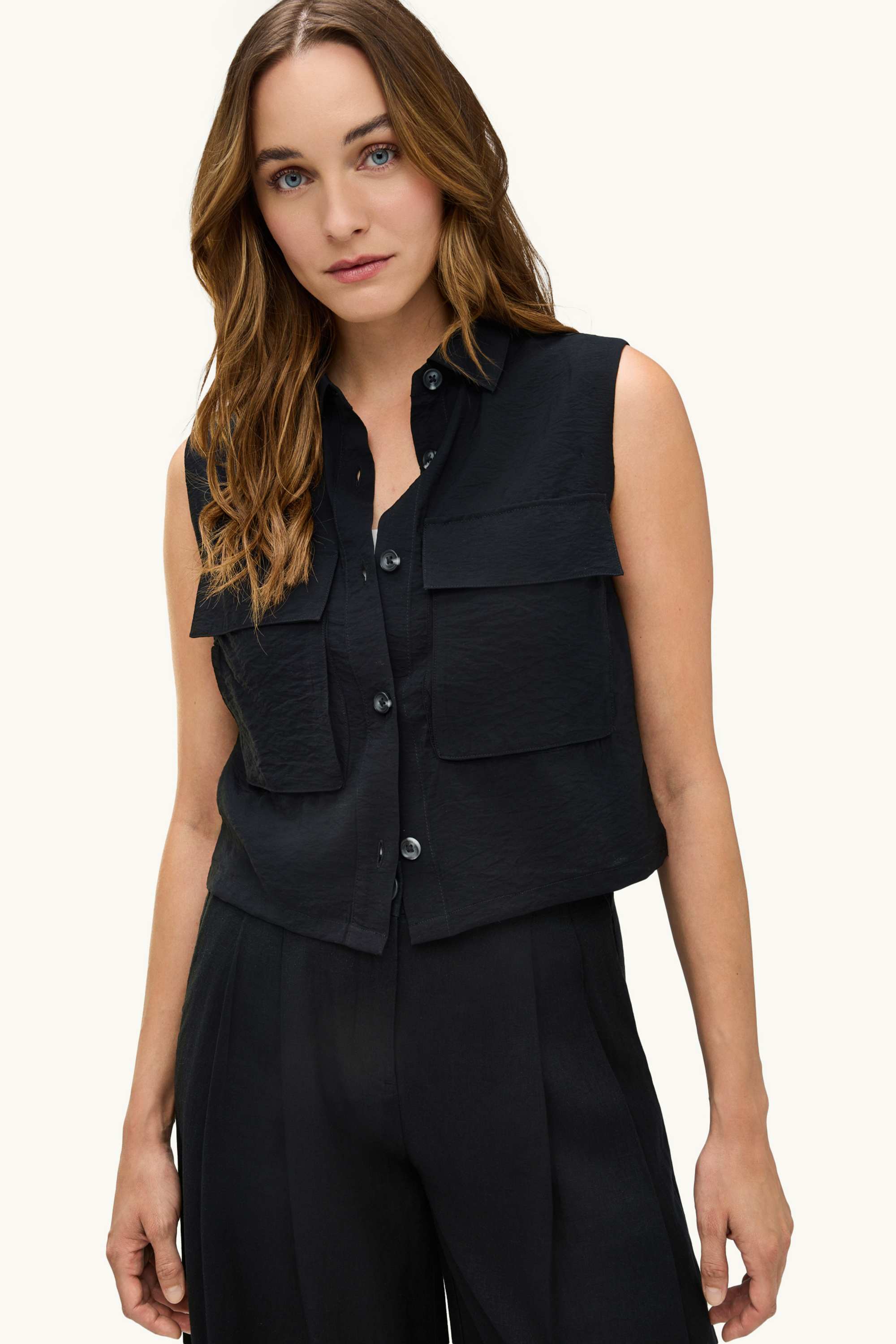 Waistcoat - textured black