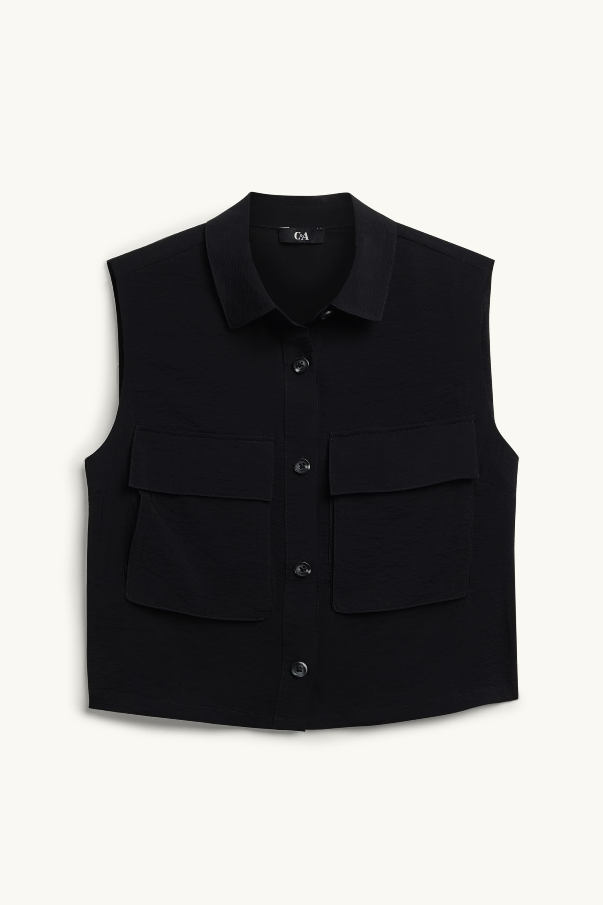 Waistcoat - textured black