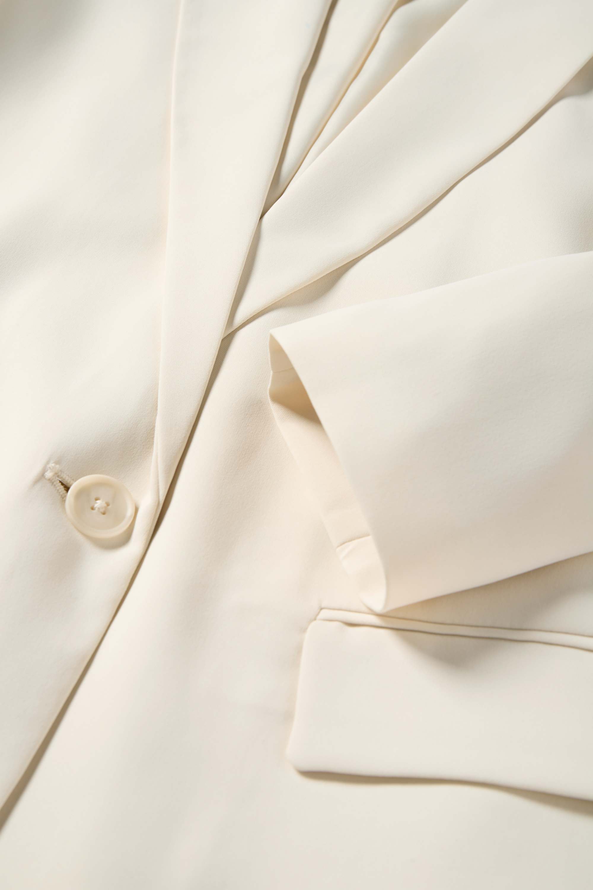Long blazer - regular fit cremewhite