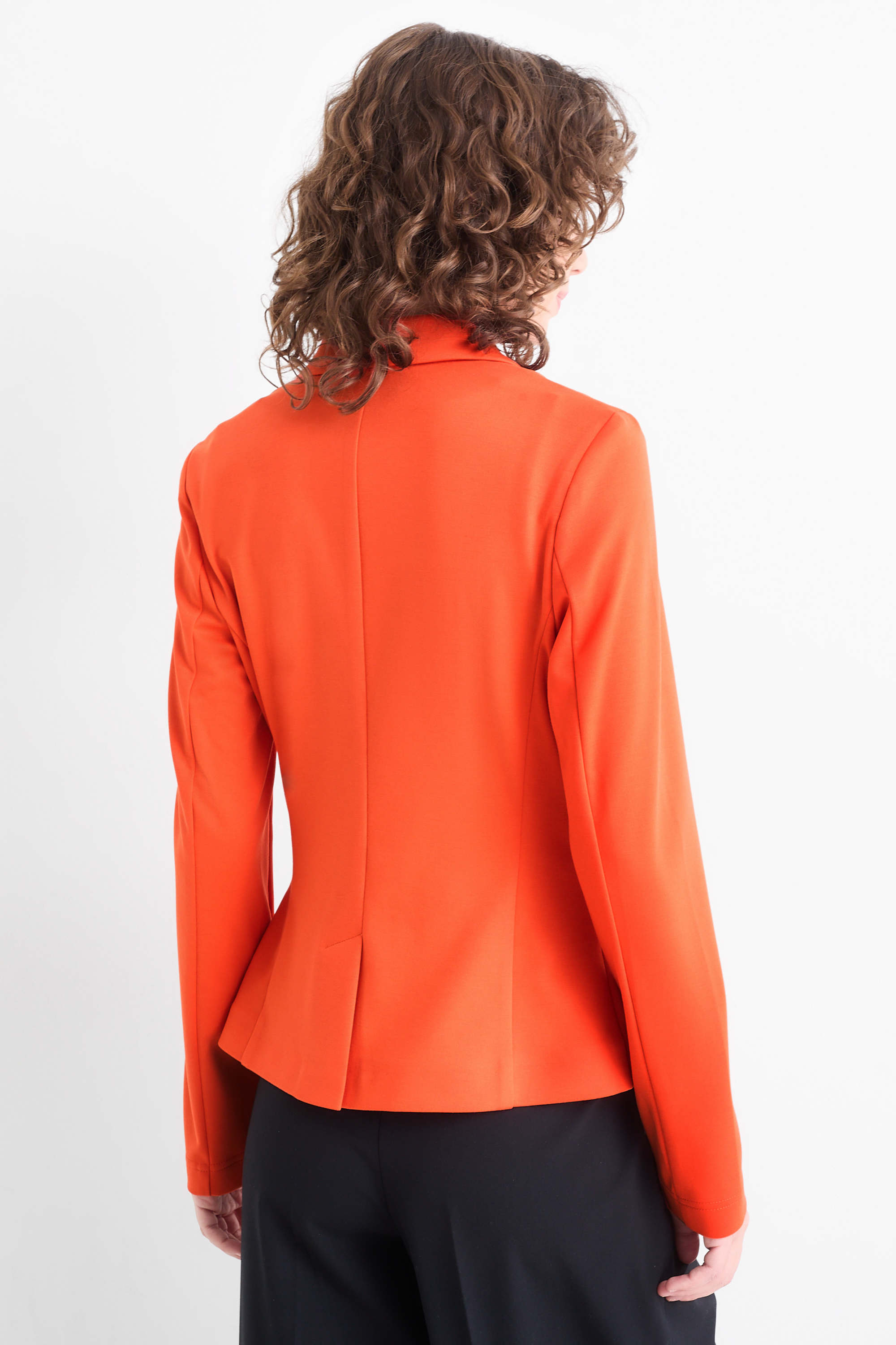 Jersey blazer - regular fit orange