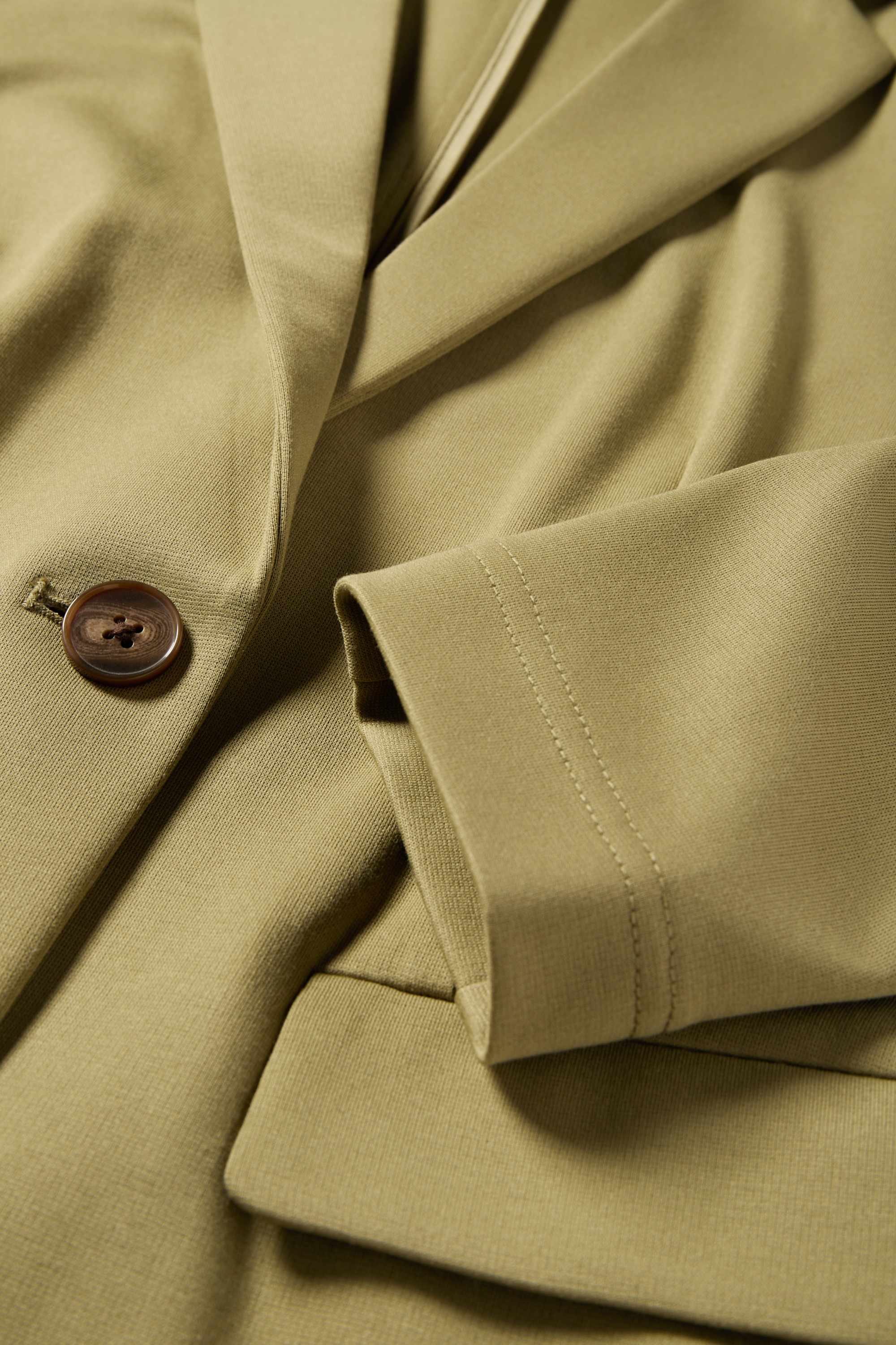 Jersey blazer - regular fit green