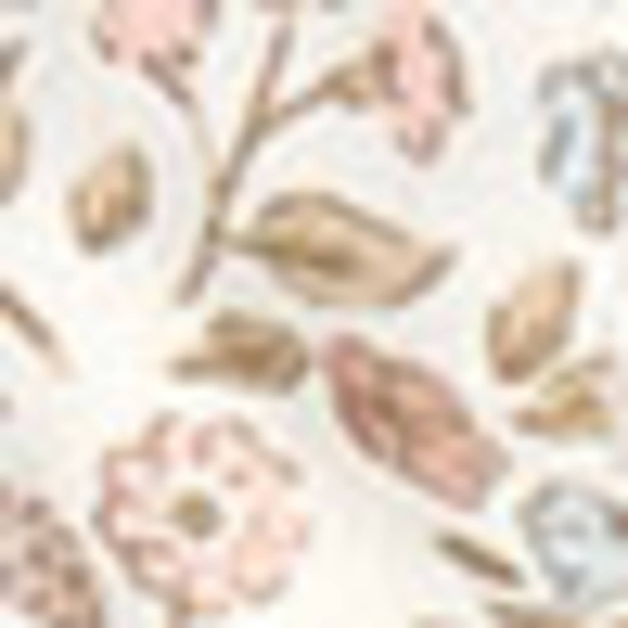 Floral - baby hat creme