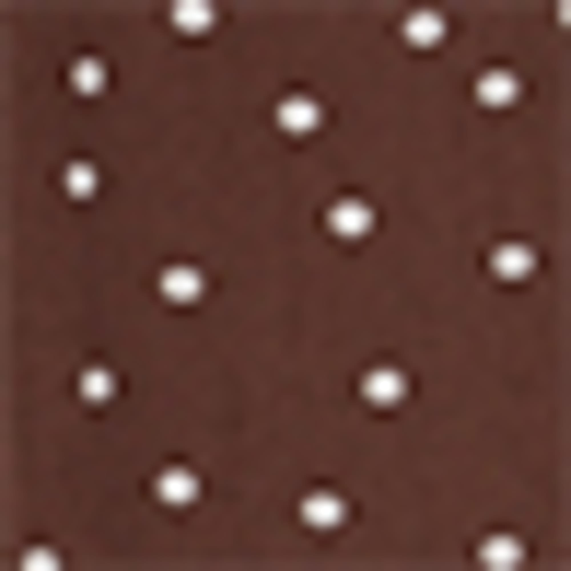 Cloth trousers - mid-rise waist - wide leg - polka dot brown