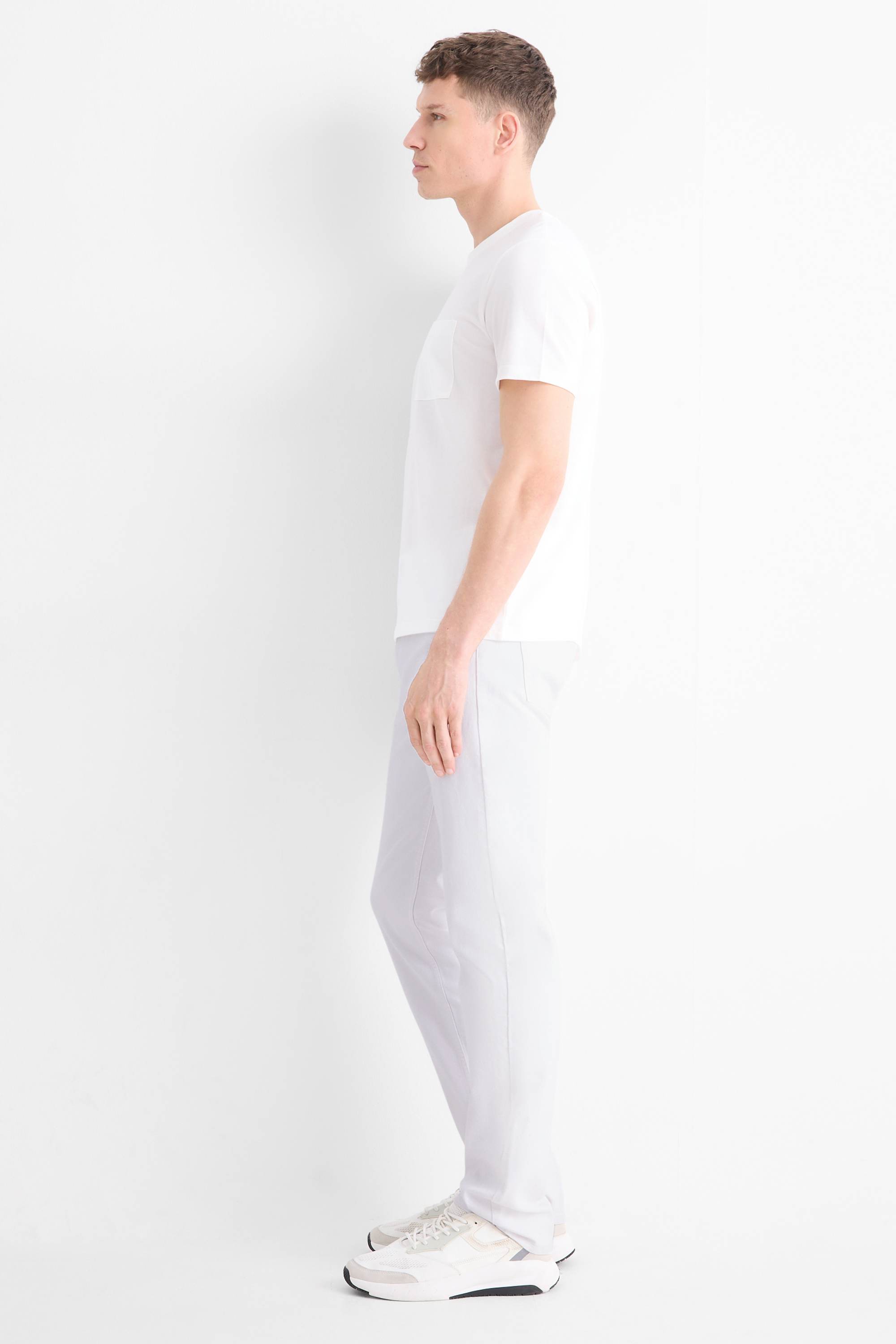 Straight jeans white