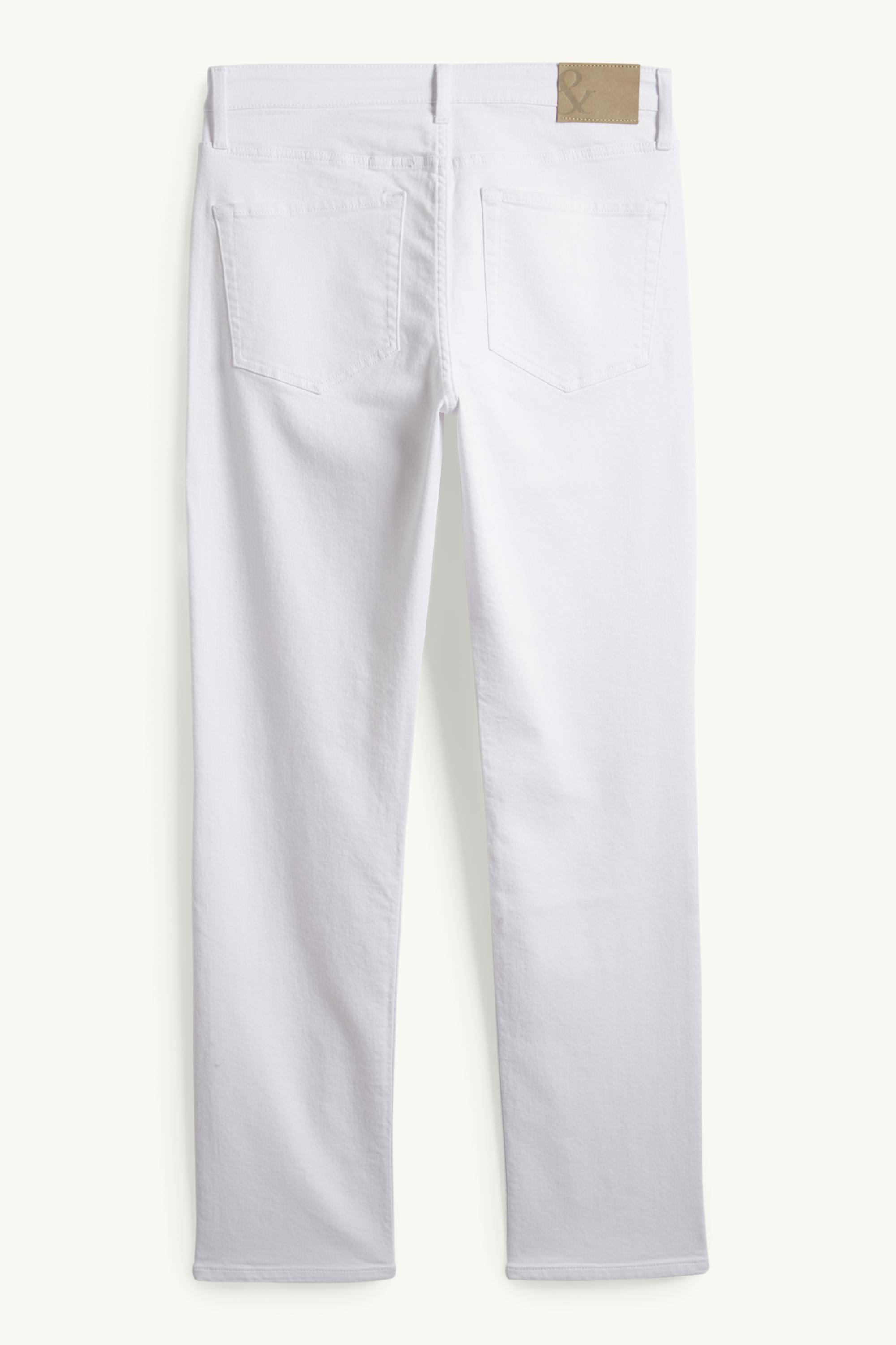Straight jeans white