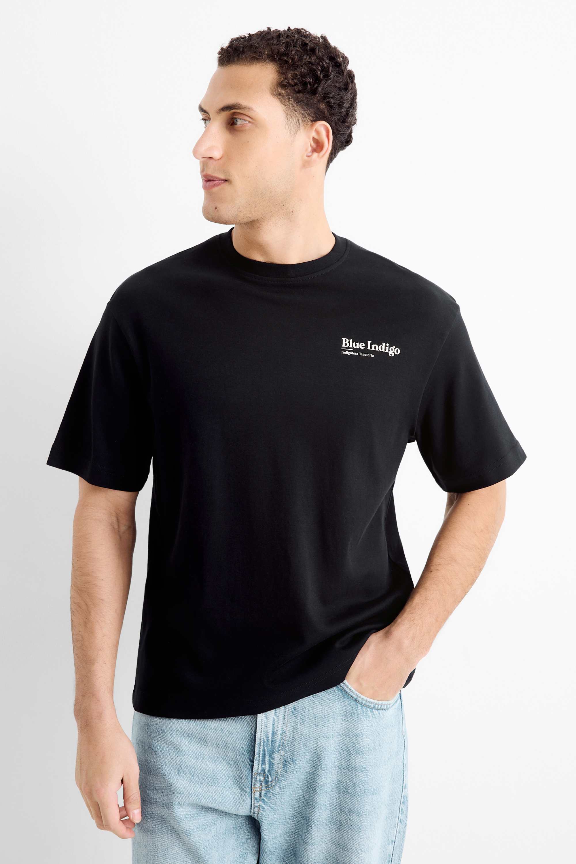 T-shirt - oversized black