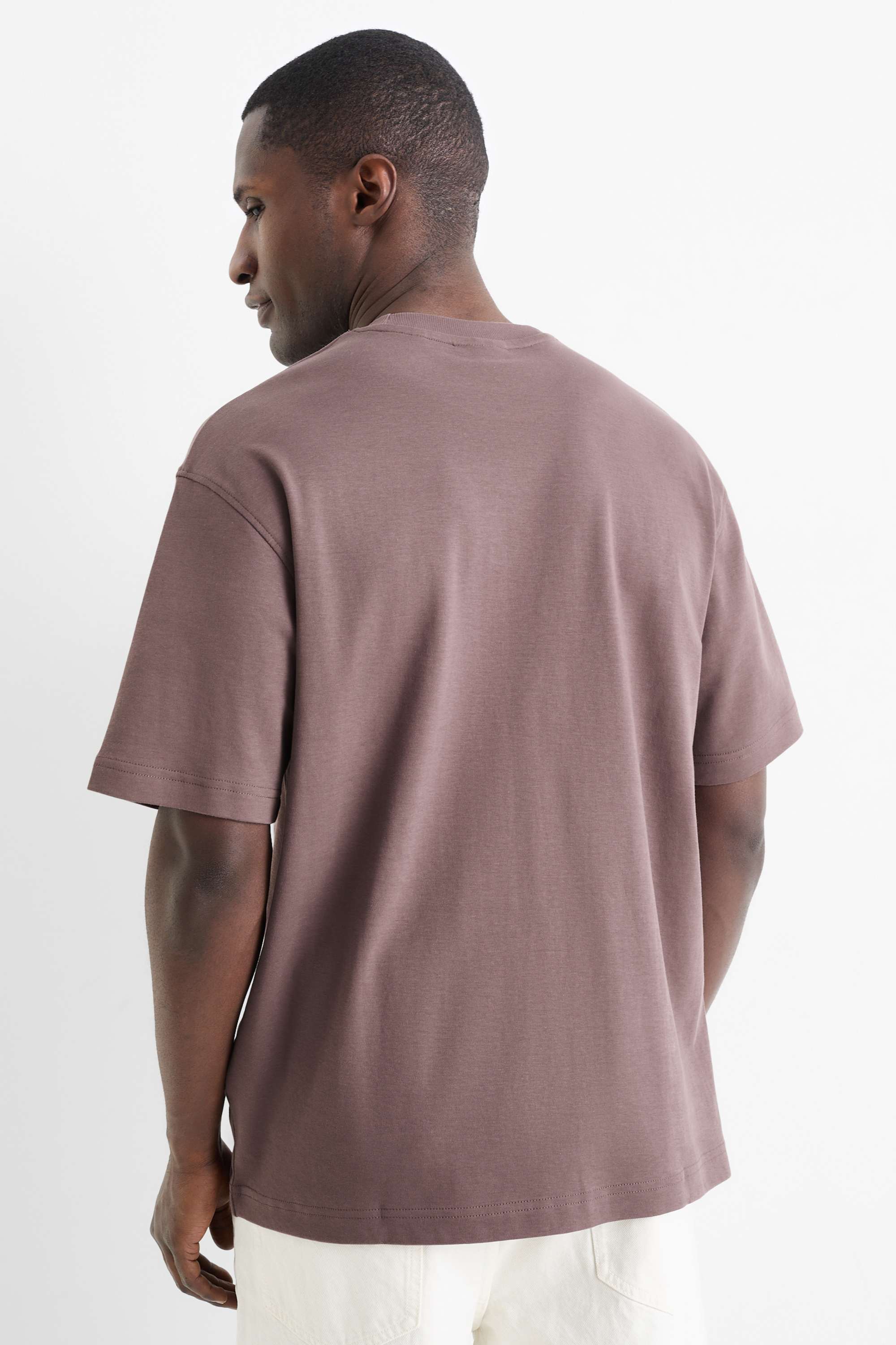 T-shirt - relaxed fit brown